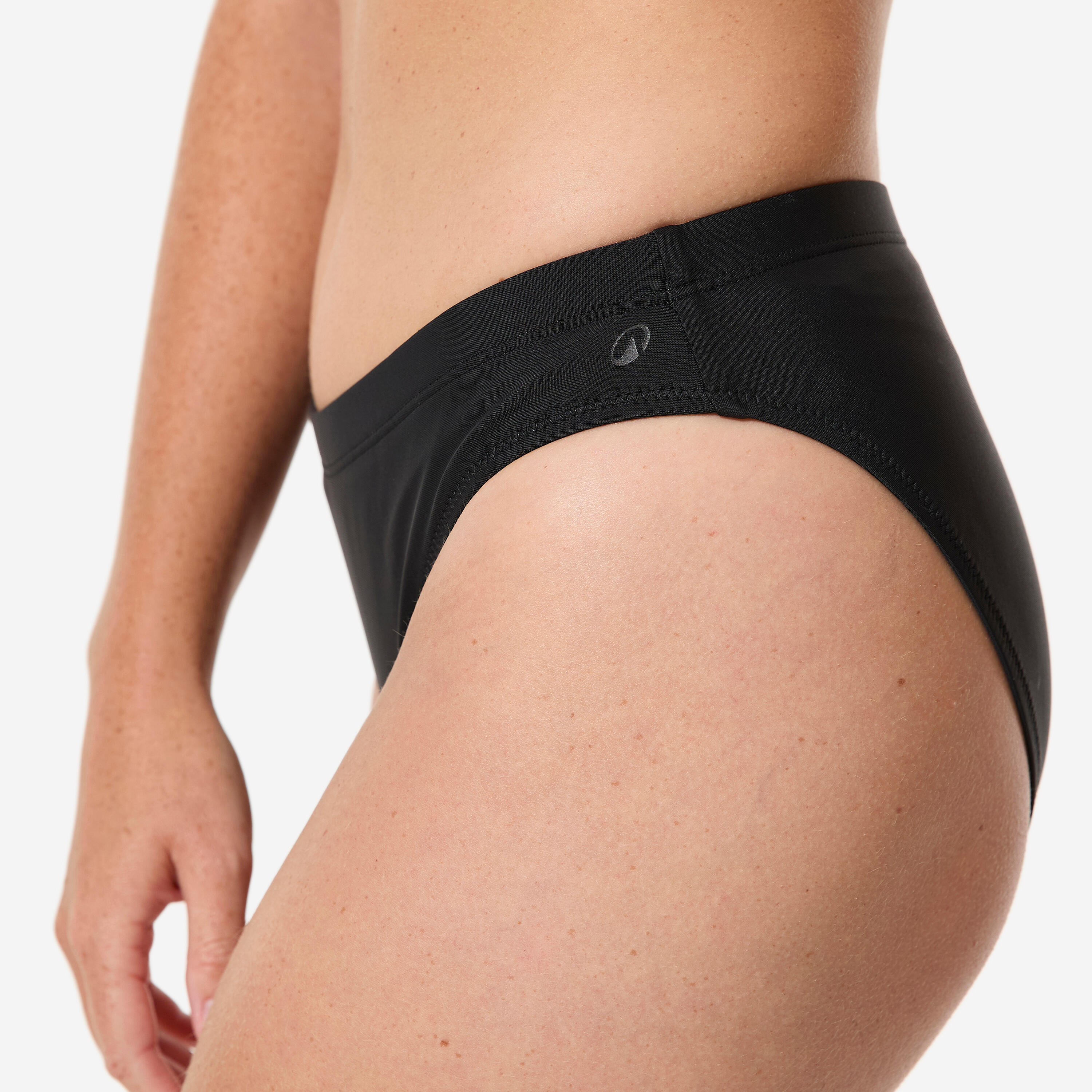 Bas de maillot de bain de natation femme, Vega noir - DECATHLON