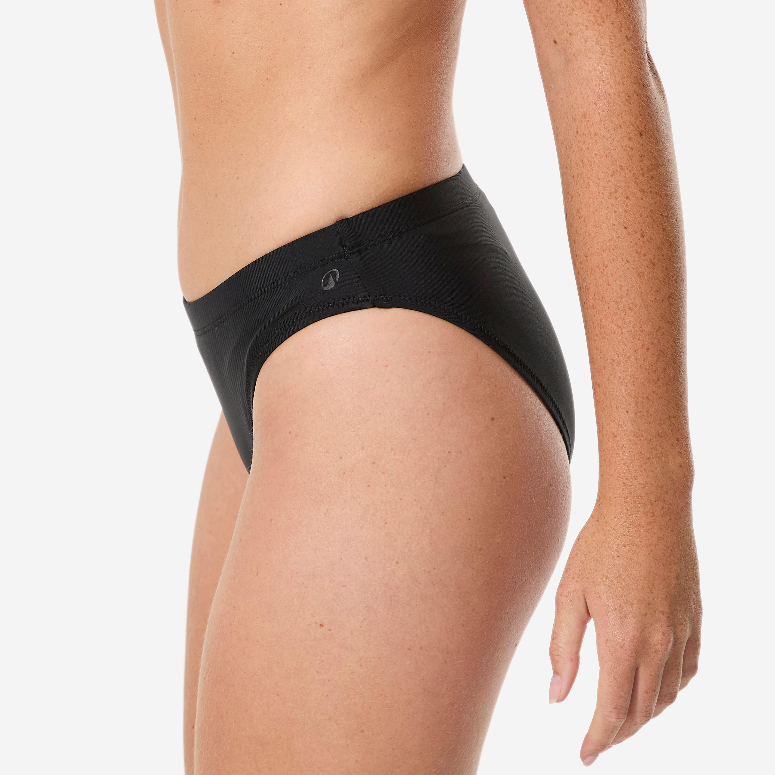 Bas de maillot de bain de natation femme, Vega noir - DECATHLON