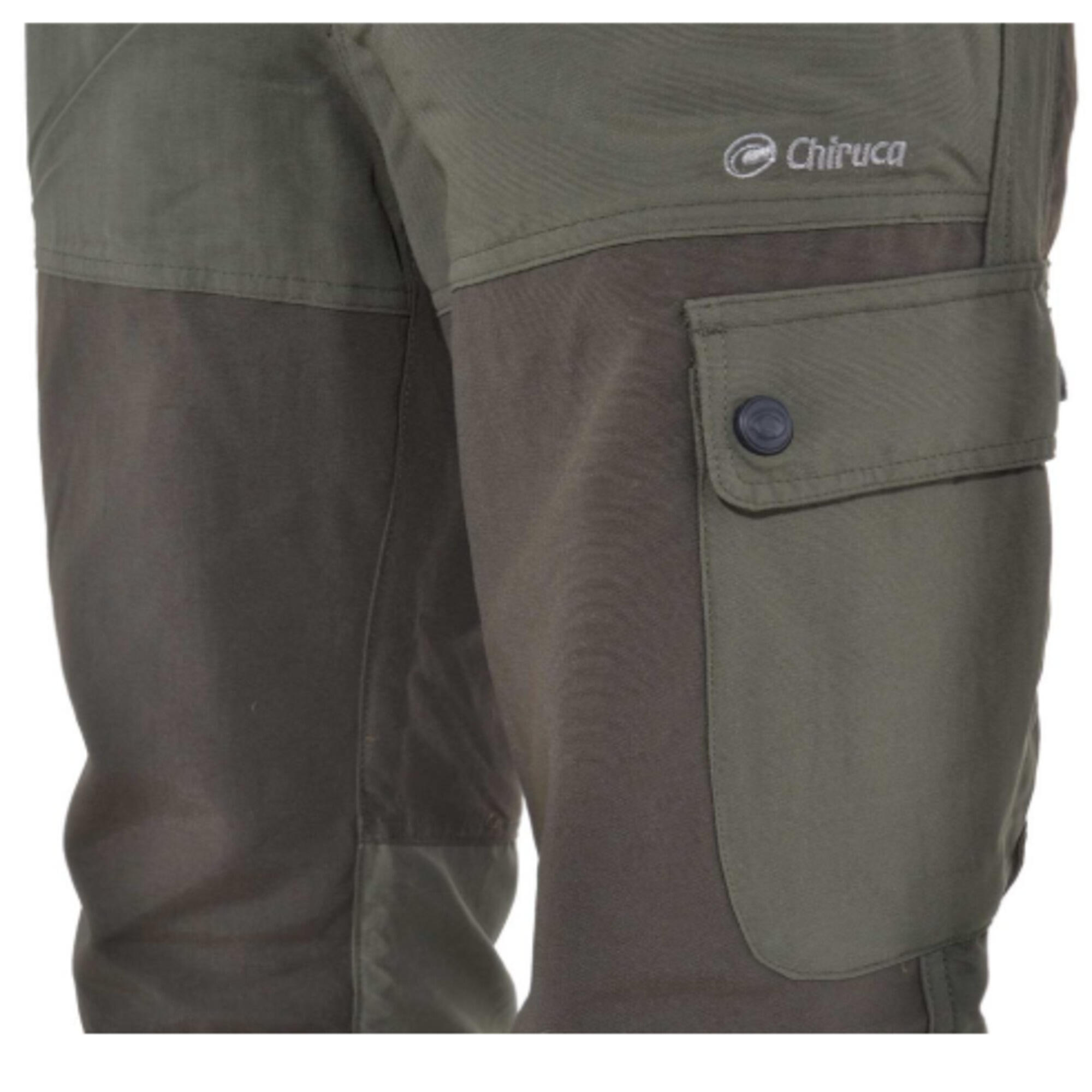 Pantalón Caza Hombre Chiruca Silvano Pro antiespinos  marrón verde 2/2