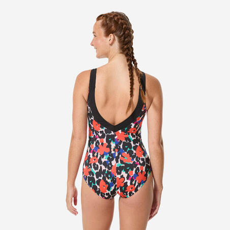 Купальник суцільний жіночий Claris для аквафітнесу з принтом