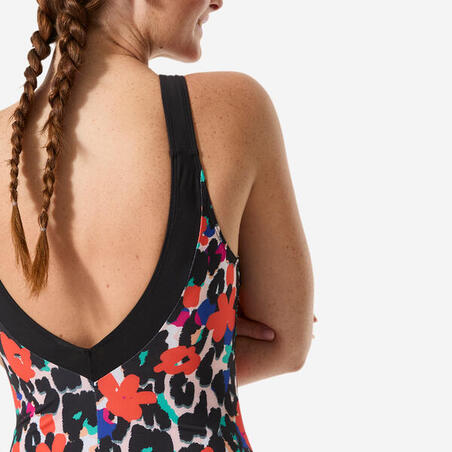 Купальник суцільний жіночий Claris для аквафітнесу з принтом