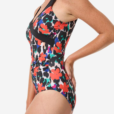 Купальник суцільний жіночий Claris для аквафітнесу з принтом