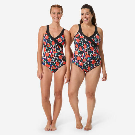 Купальник суцільний жіночий Claris для аквафітнесу з принтом