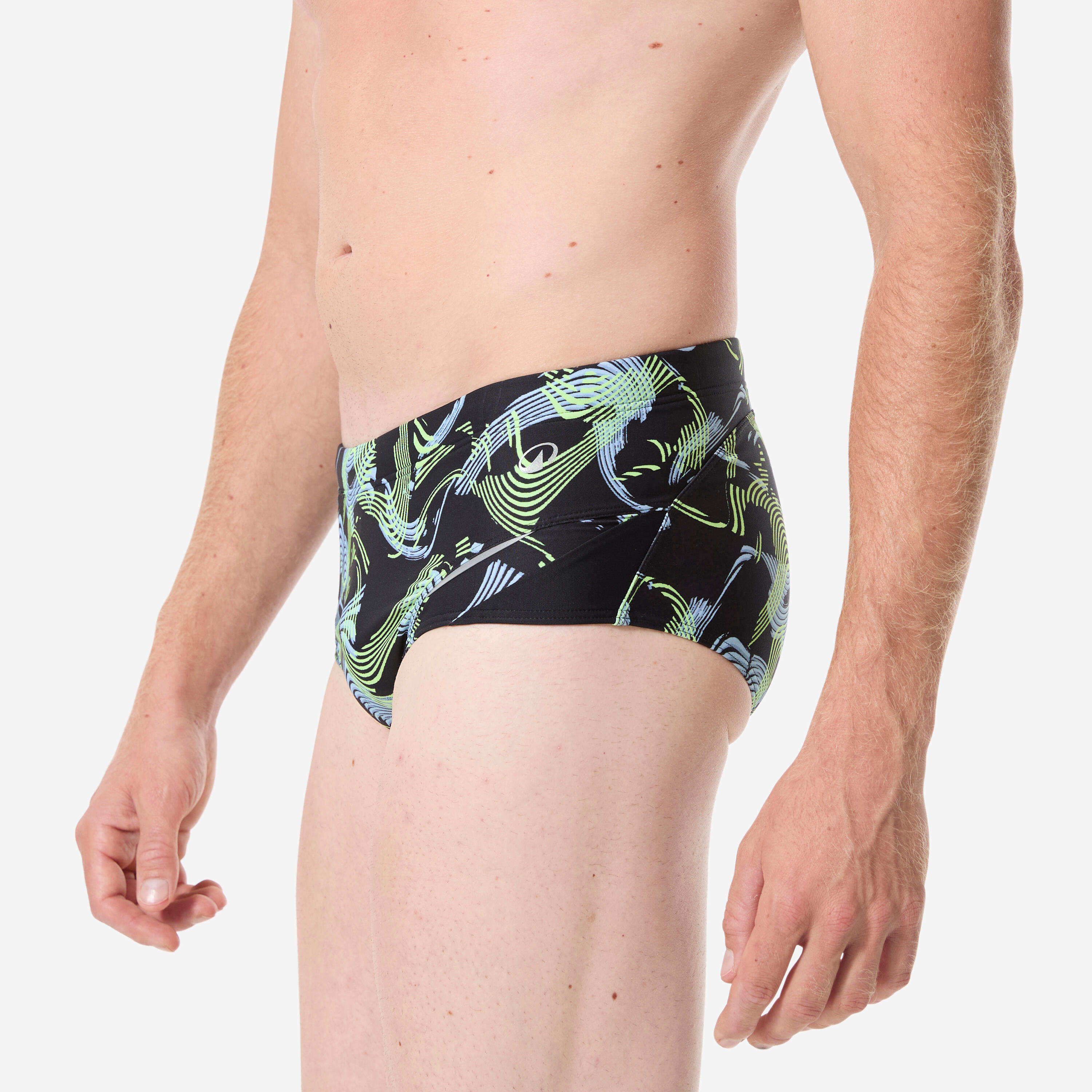Slip de bain natation homme, All vibe noir 5/11