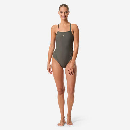 Купальник суцільний жіночий LEXA для плавання хакі