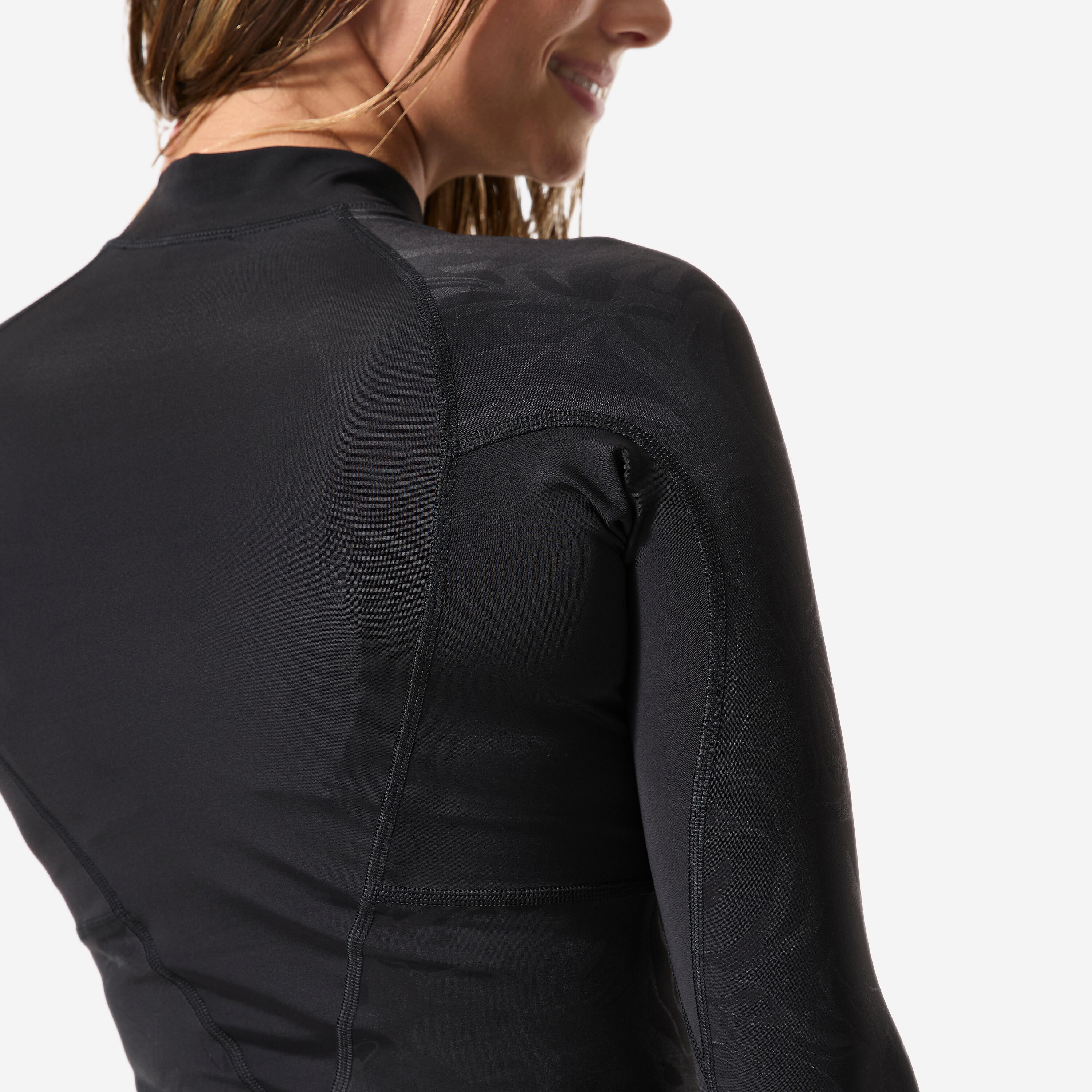 Tee shirt anti uv manches longues femme, 900 Lou Eclipse noir 4/7