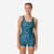 Maillot de bain 1 pièce natation femme, Dova astral turquoise