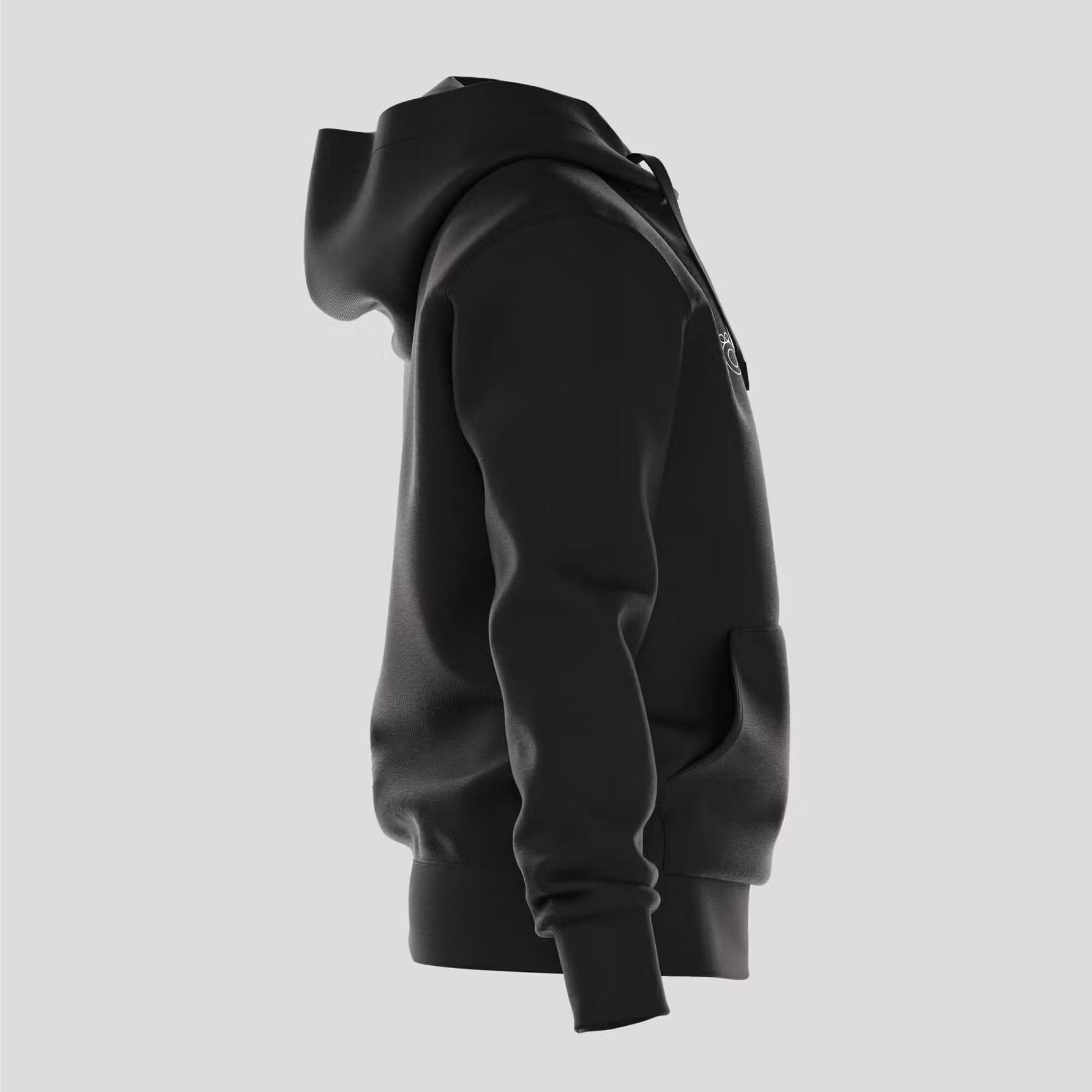 Borg Essential 3 Hoodie | Zwart 3/4