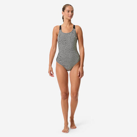 Купальник суцільний жіночий Sofi для аквафітнесу/аквабайкінгу чорний