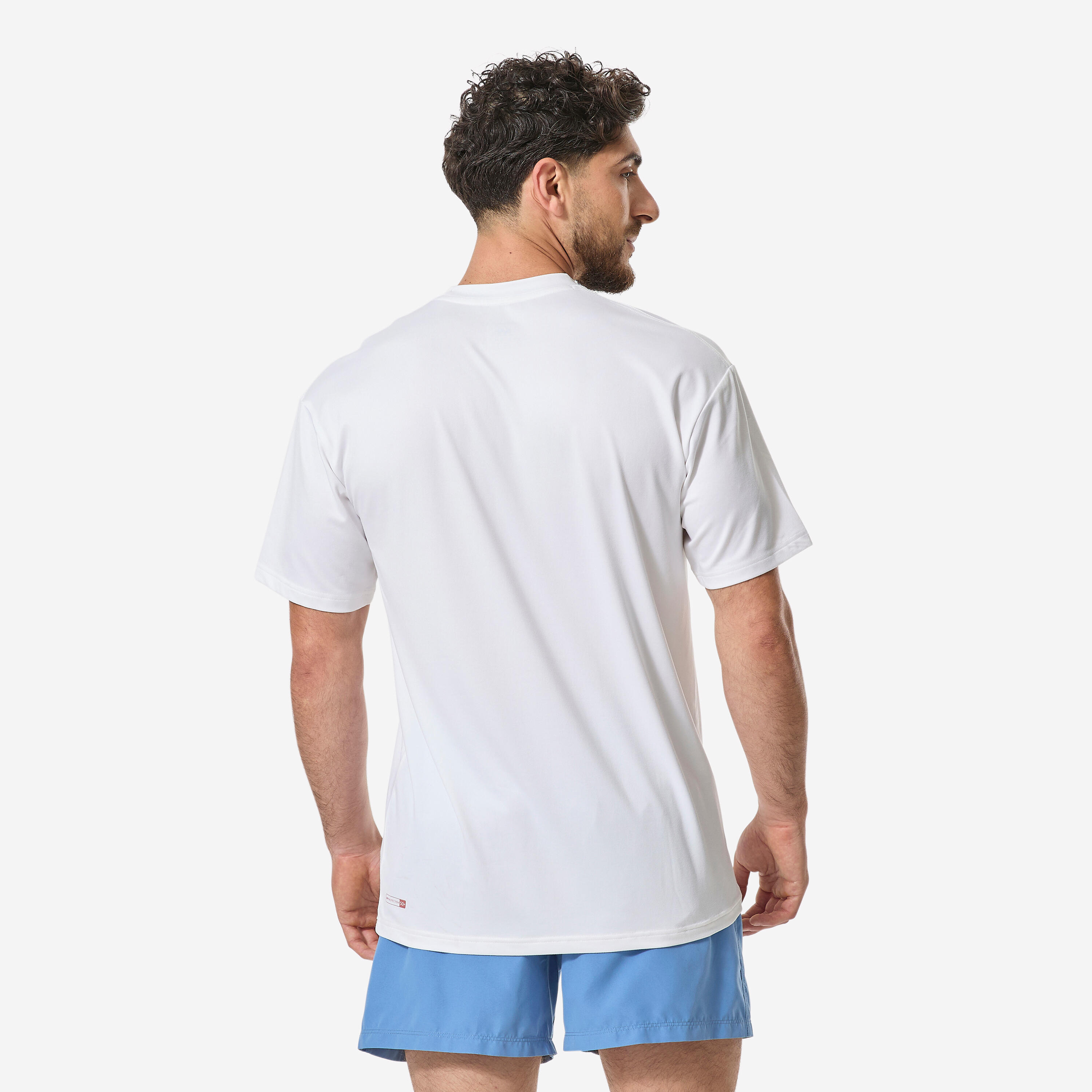Rashguard Til heren UV-werend wit 4/8