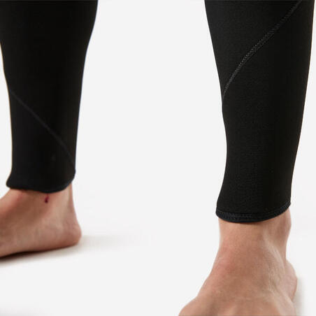 Гідрокостюм чоловічий SCD500 для дайвінгу з капюшоном 5 мм чорний/синій