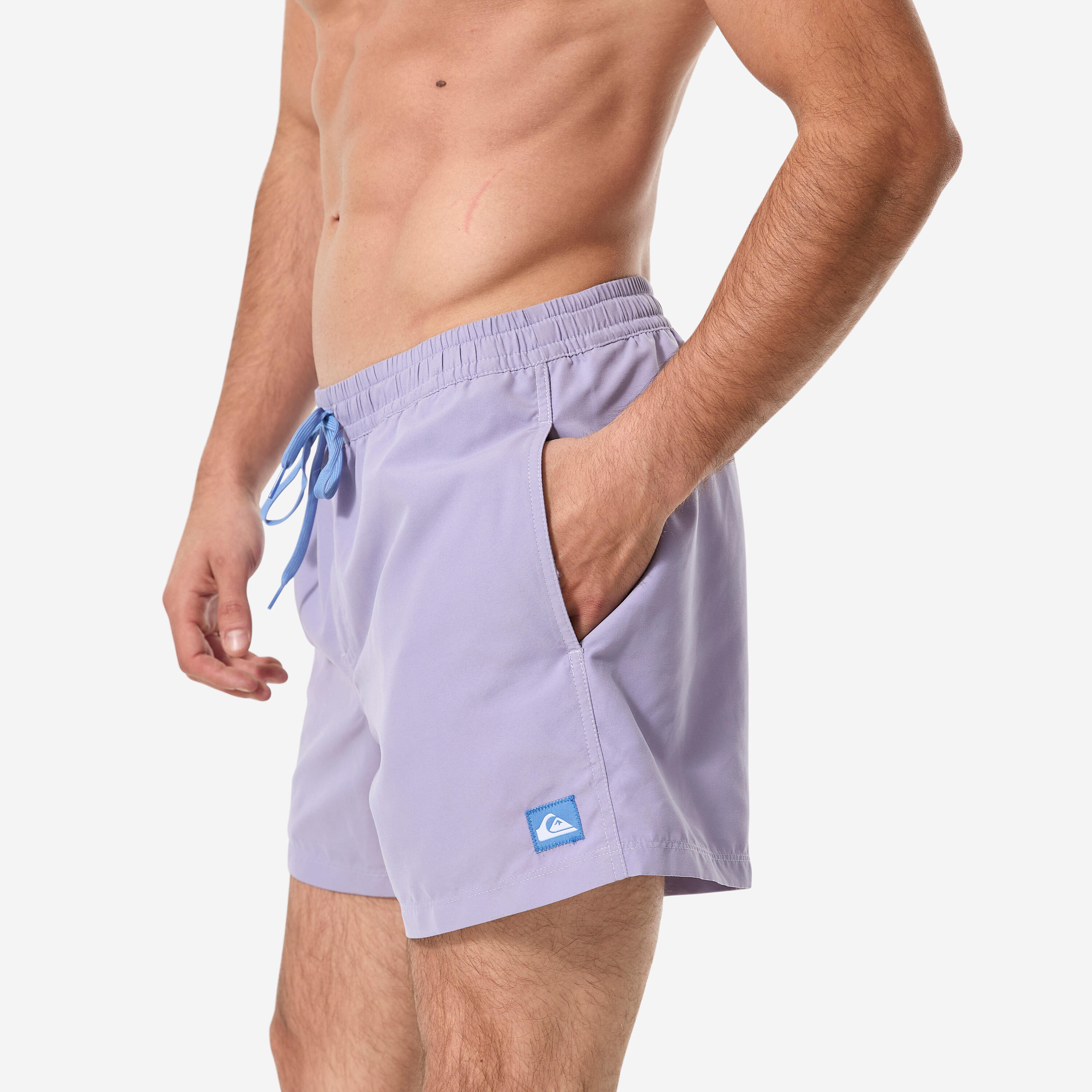 Calções de Surf Boardshort Quiksilver curtos 15' Cintura Elástica Parma 4/7