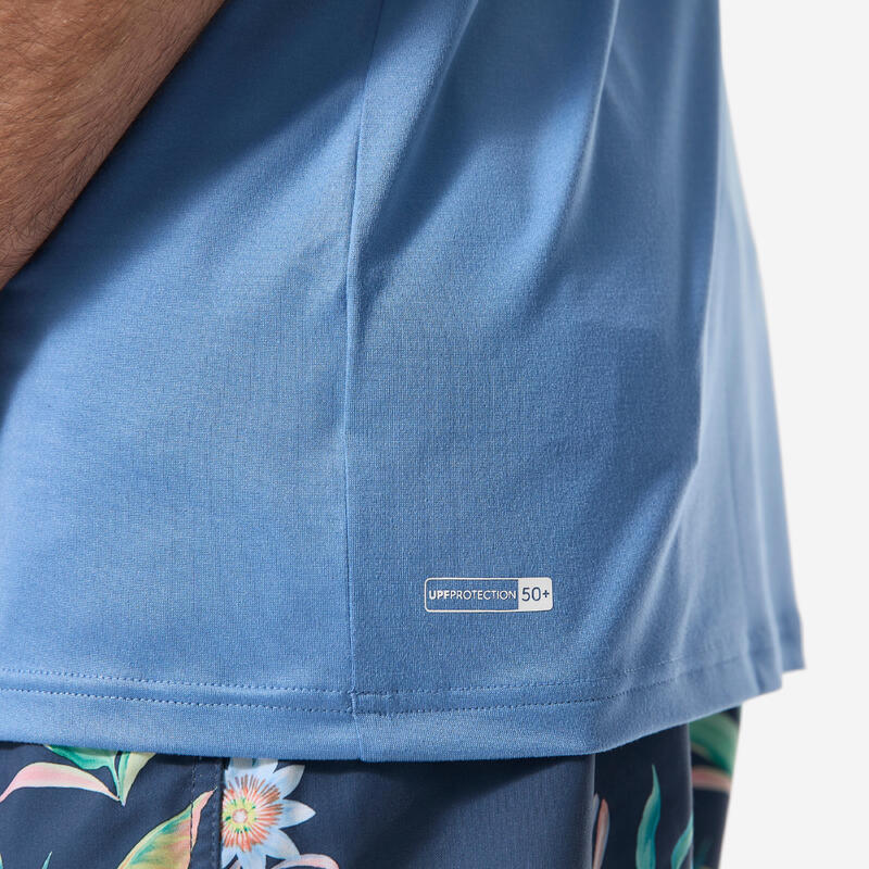 Tricou anti uv - Til Albastru