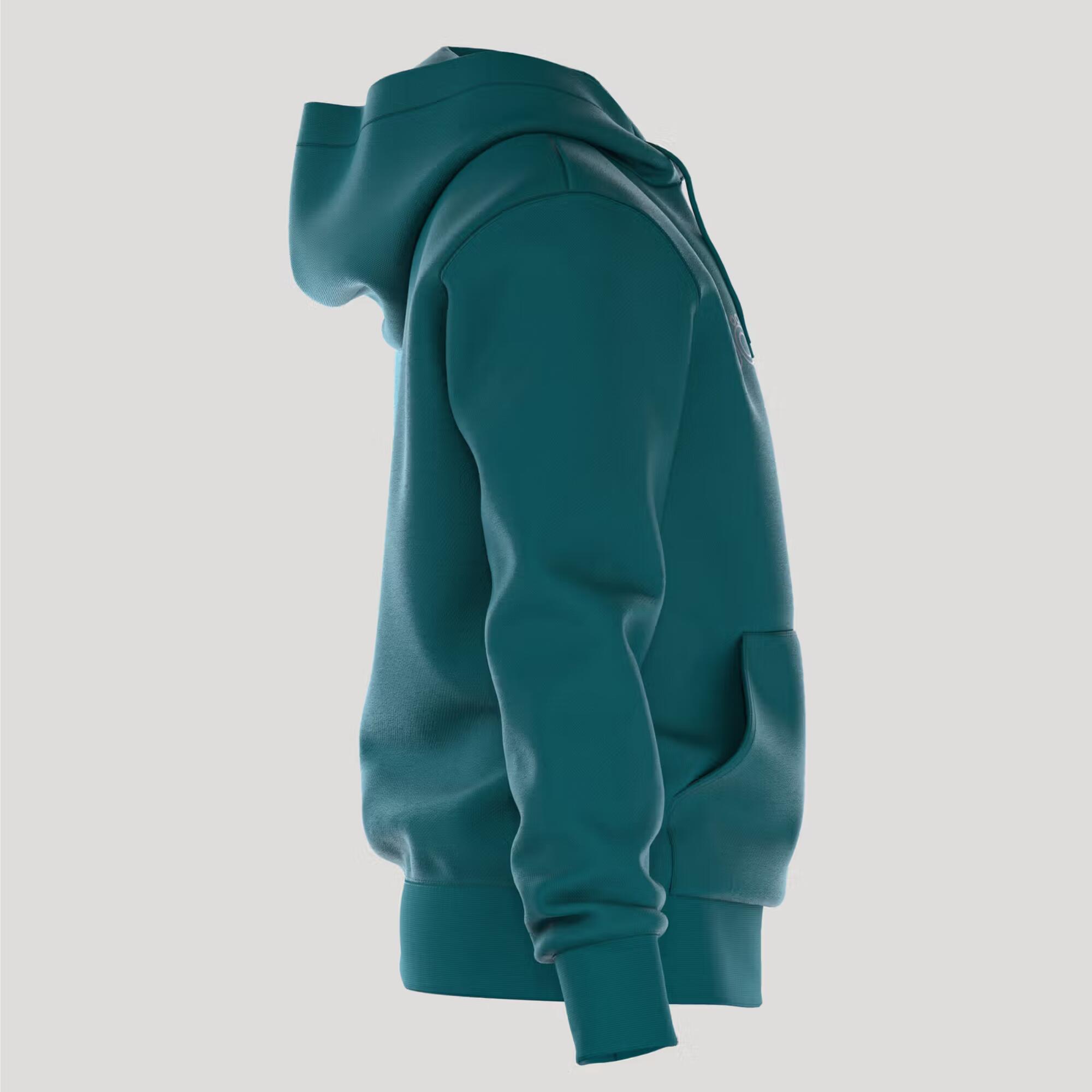 Borg Essential 3 Hoodie | Blauwgroen 4/4