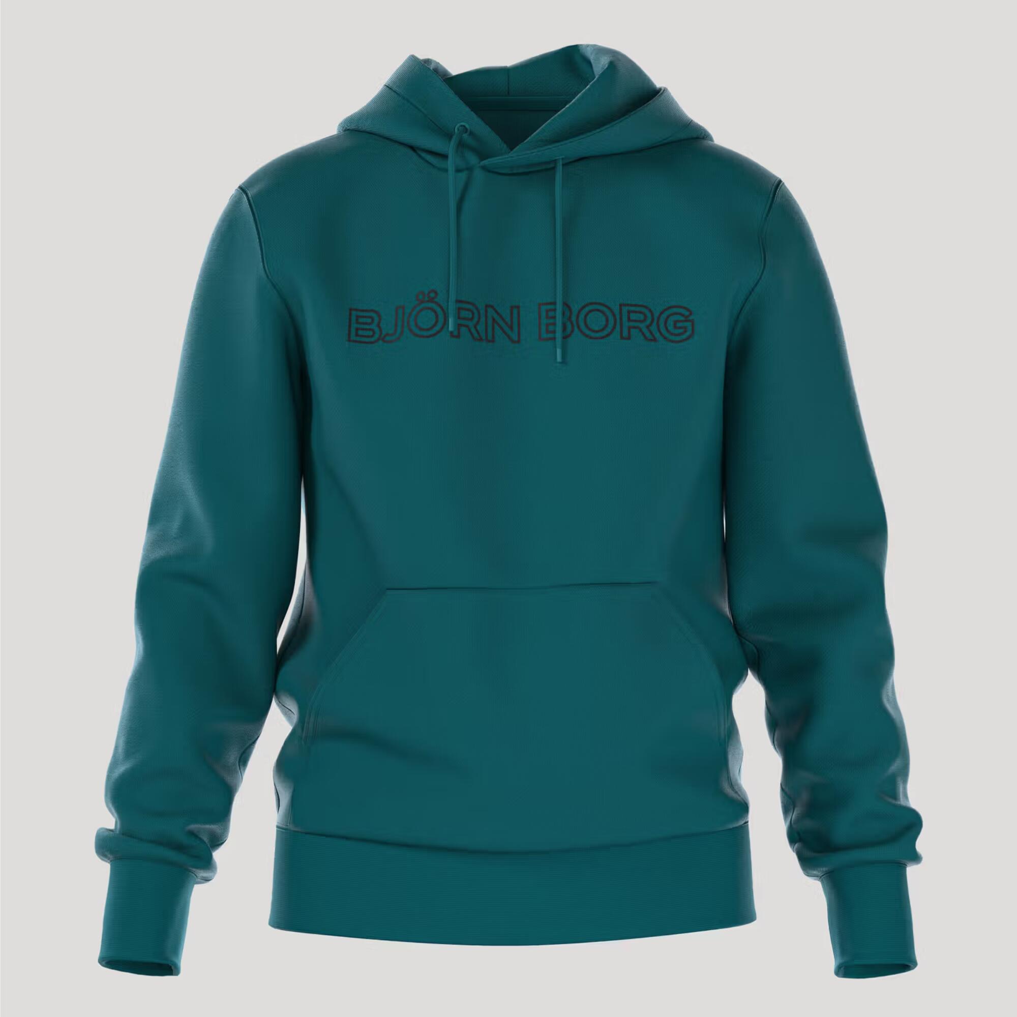 Borg Essential 3 Hoodie | Blauwgroen 2/4