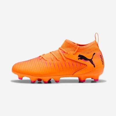 Scarpe calcio bambino FUTURE 8 Match FG/AG bianche