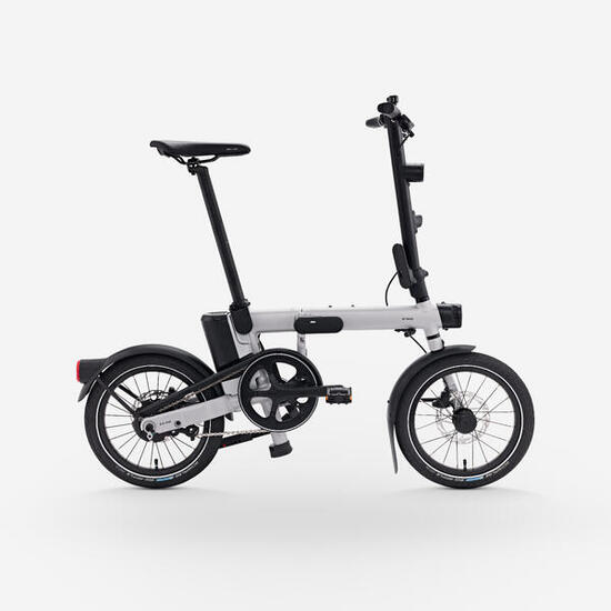 Vélo électrique pliant léger 16" - E-FL 900 gris silex.
