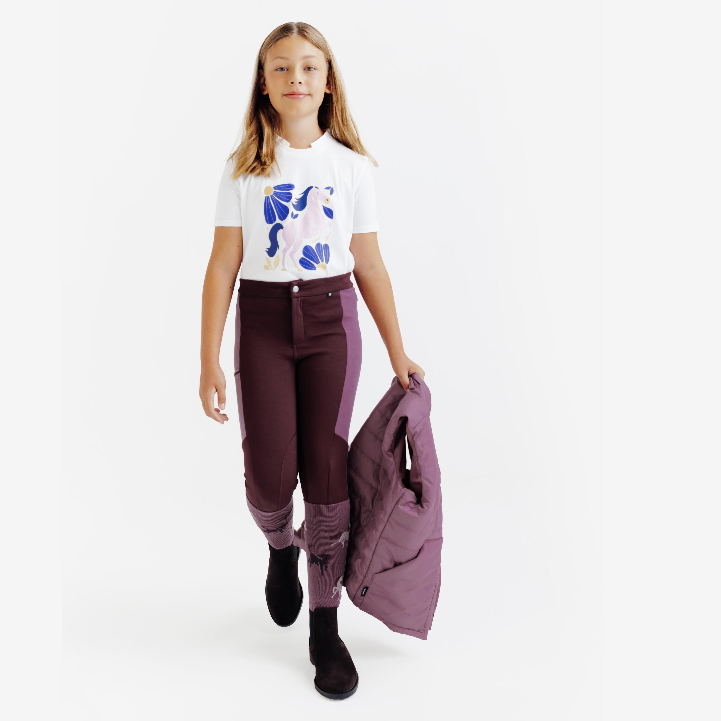 Pantalon équitation full grip enfant Euro-Star Arista EURO-STAR | Decathlon