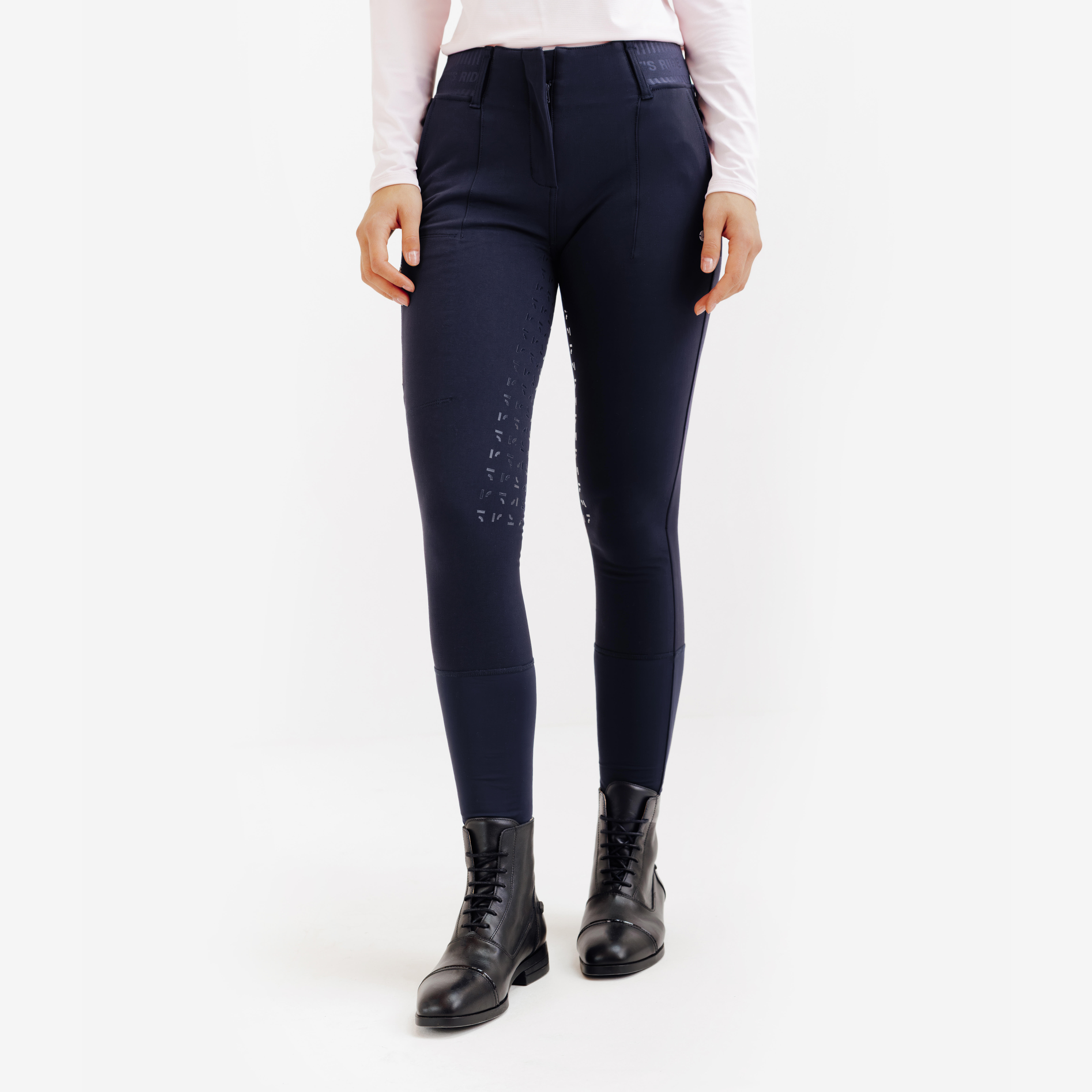 Women’s Full Grip Horse Riding Jodhpurs, 500 Be You  - FOUGANZA