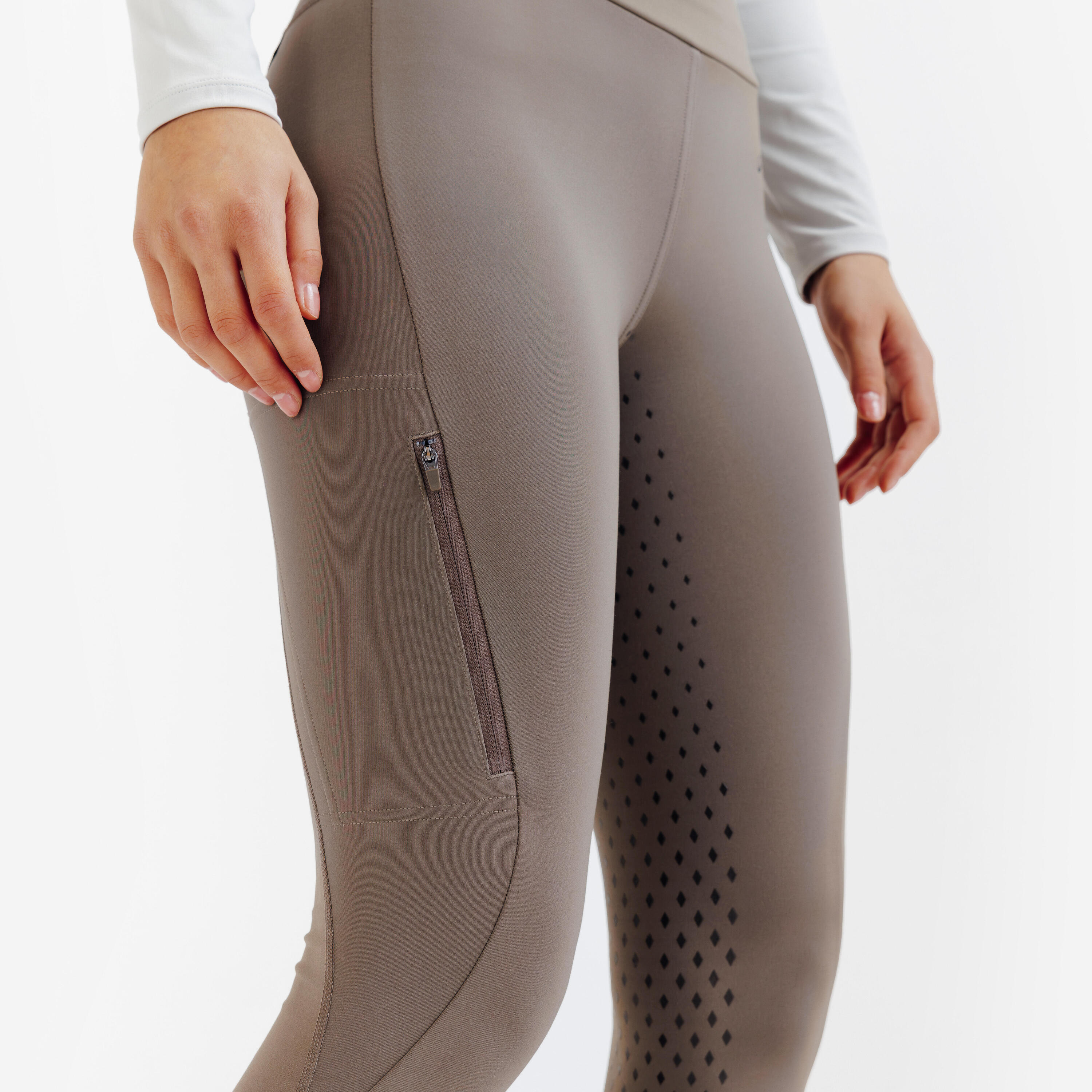 Fringoo Leggings Donna Colour Triangles – Taglia Unica S/M/L, 50% Cotone, Elastici, Made In UK - copertina