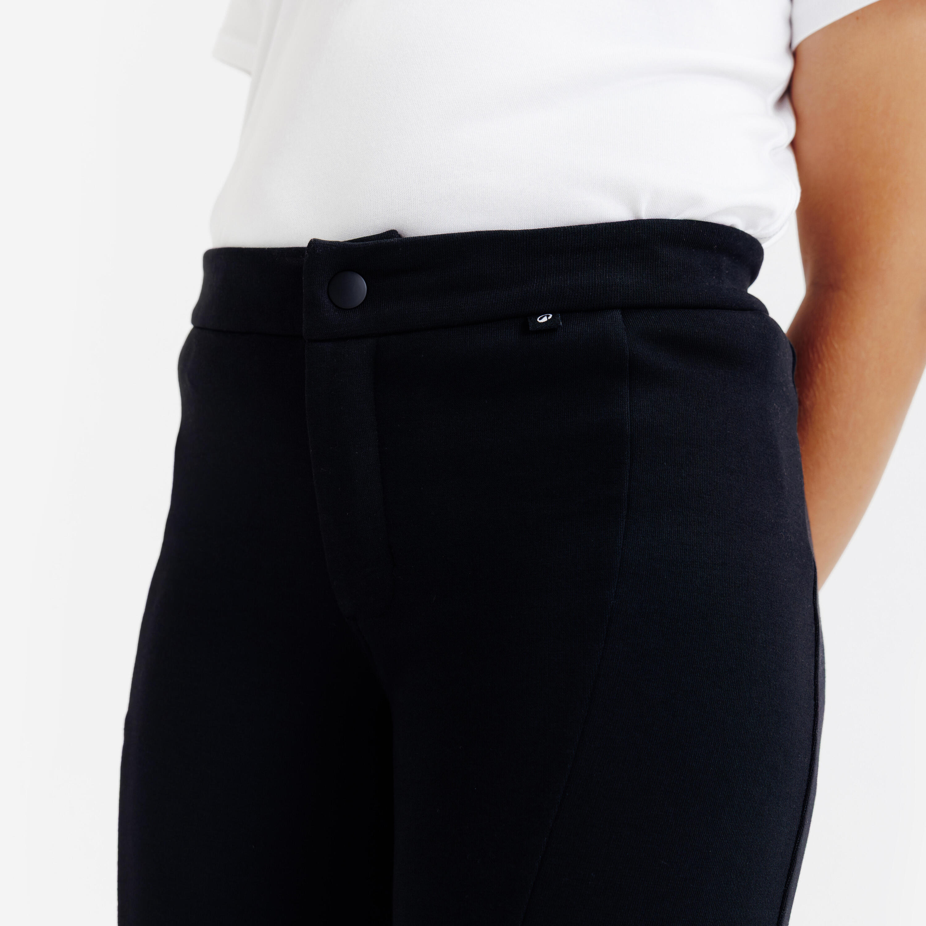 Pantalon équitation full grip enfant CLUB - Noir 5/8