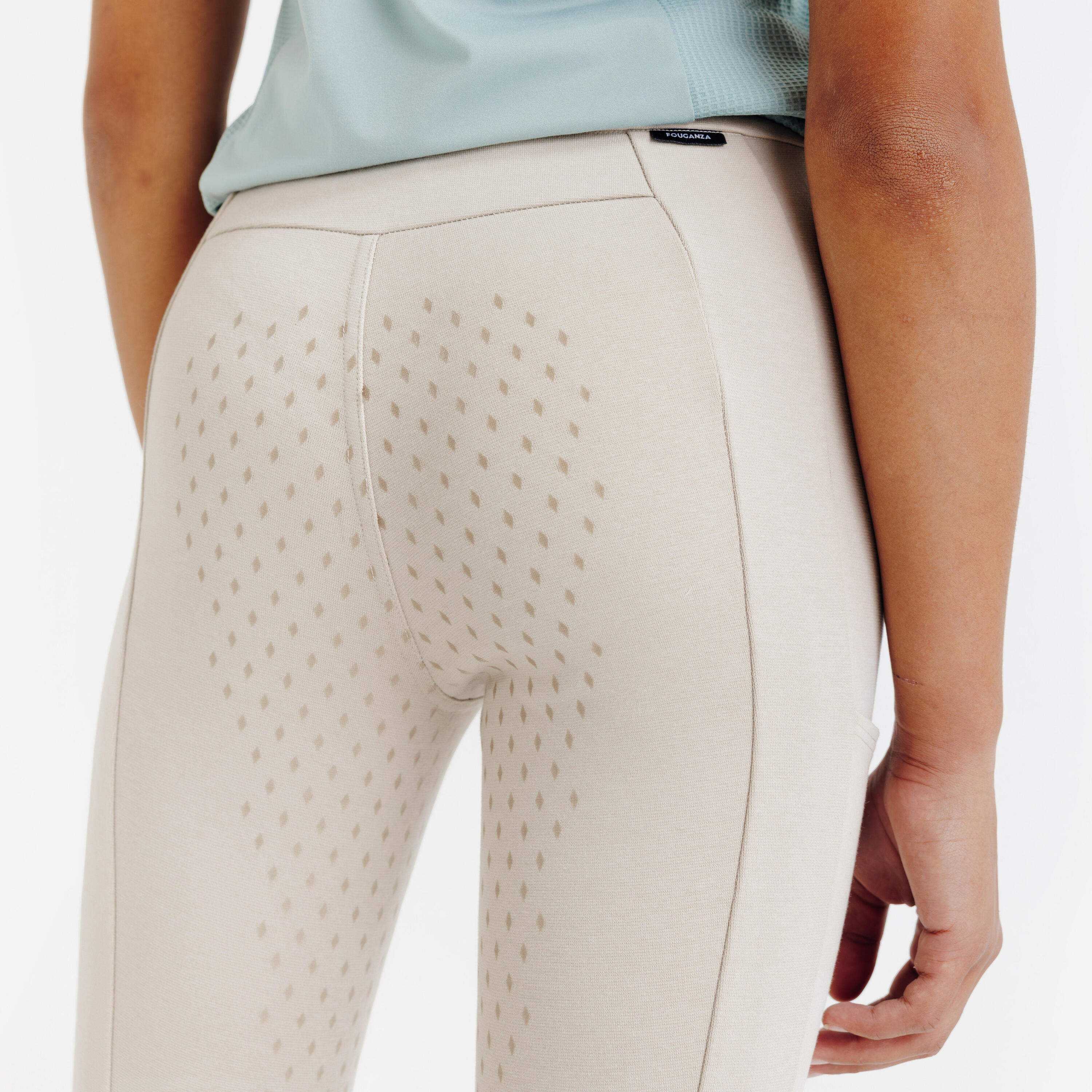 Kids’ Full Grip Mesh Horse Riding Jodhpurs, Club  3/10