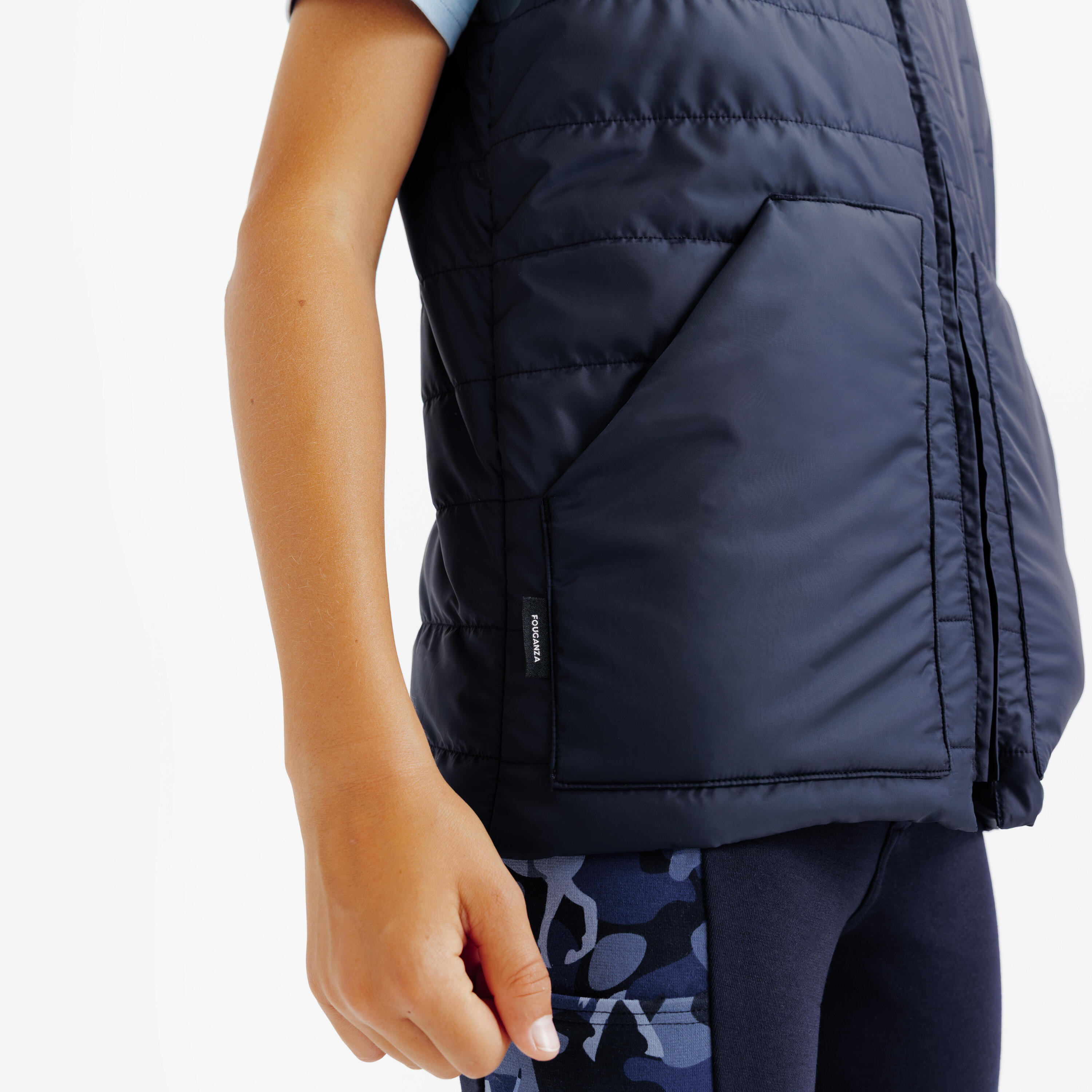Kids’ Horse Riding Down Vest, Magic  4/7