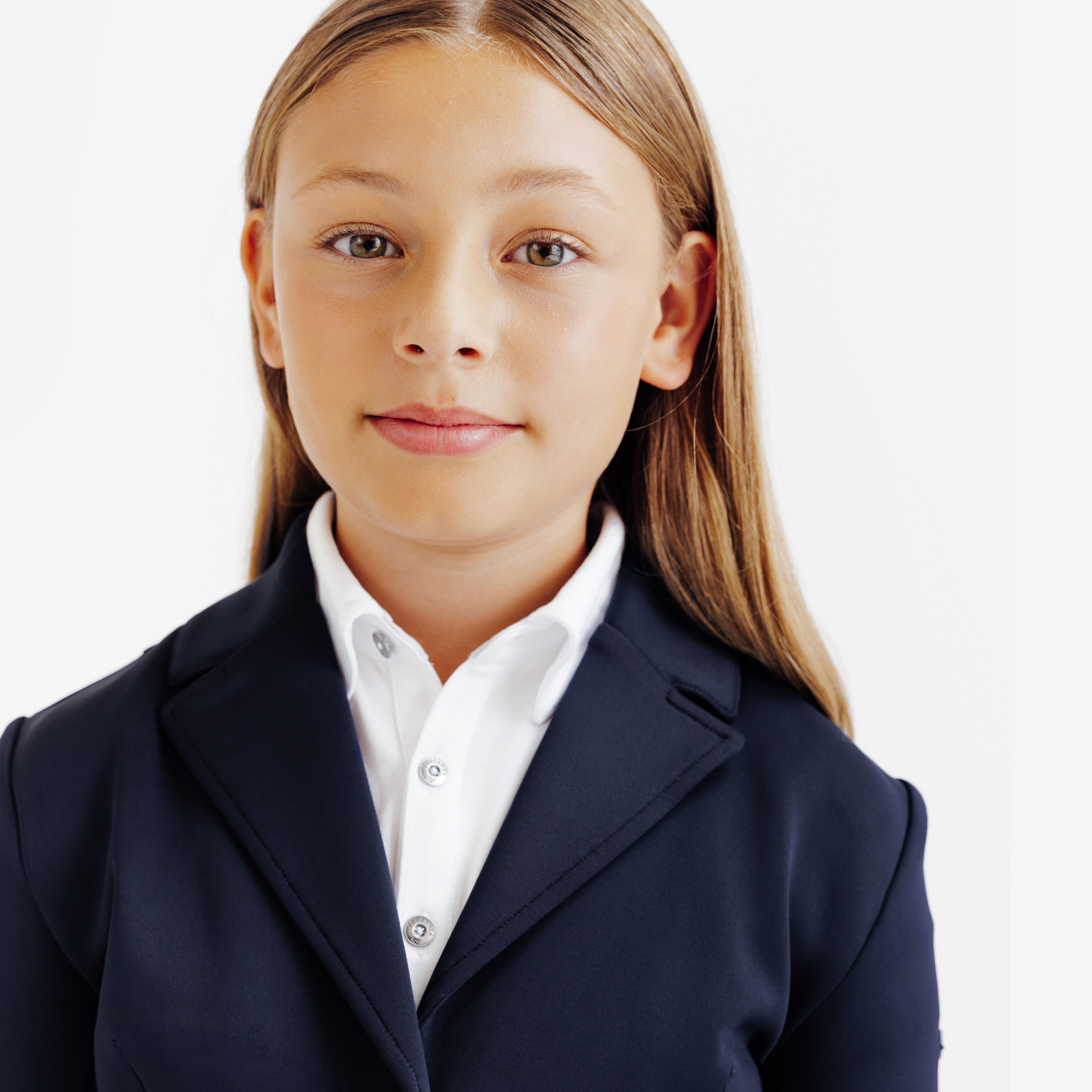 Veste de concours équitation enfant - 500 bleu - FOUGANZA