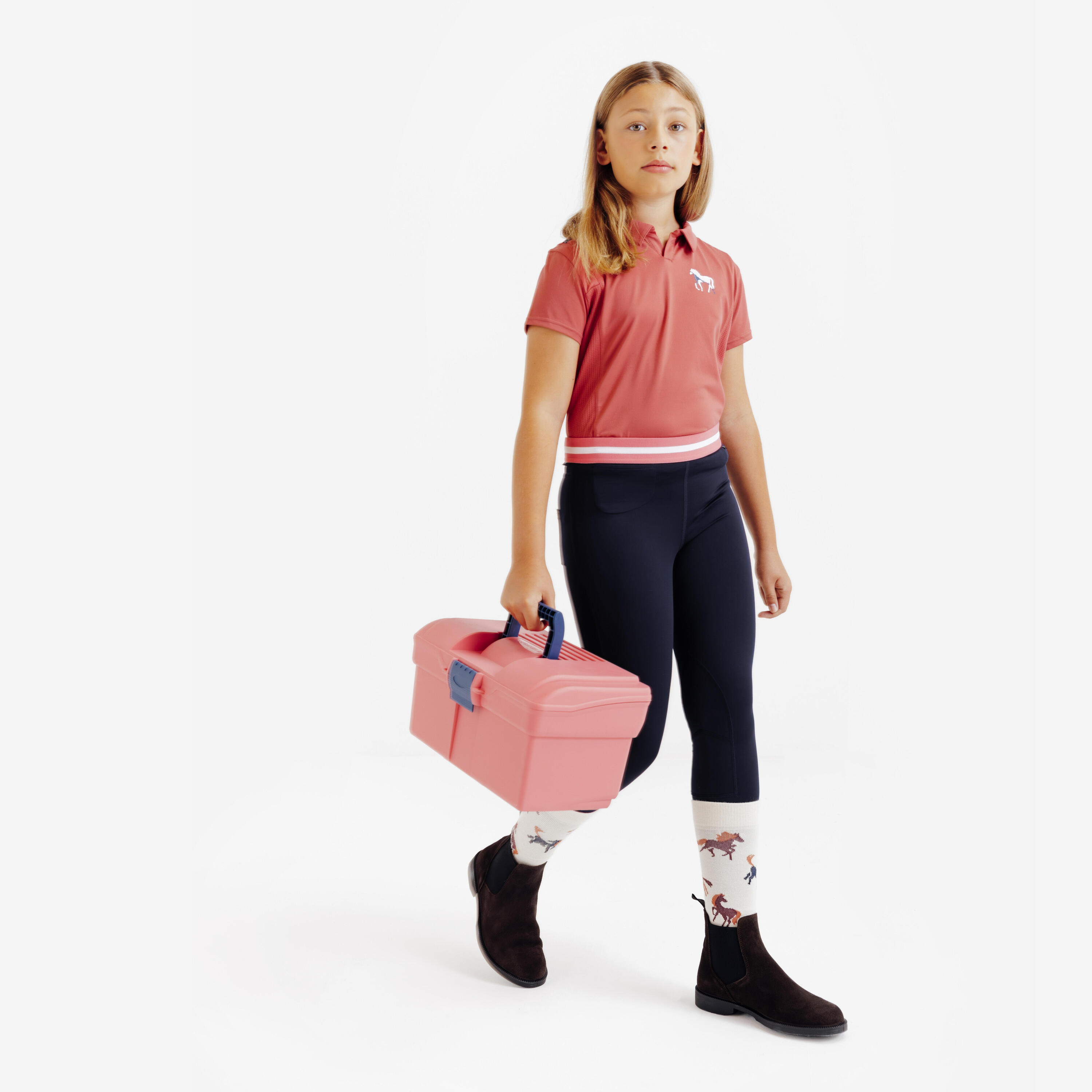 Polo Club korte mouwen roze 2/5