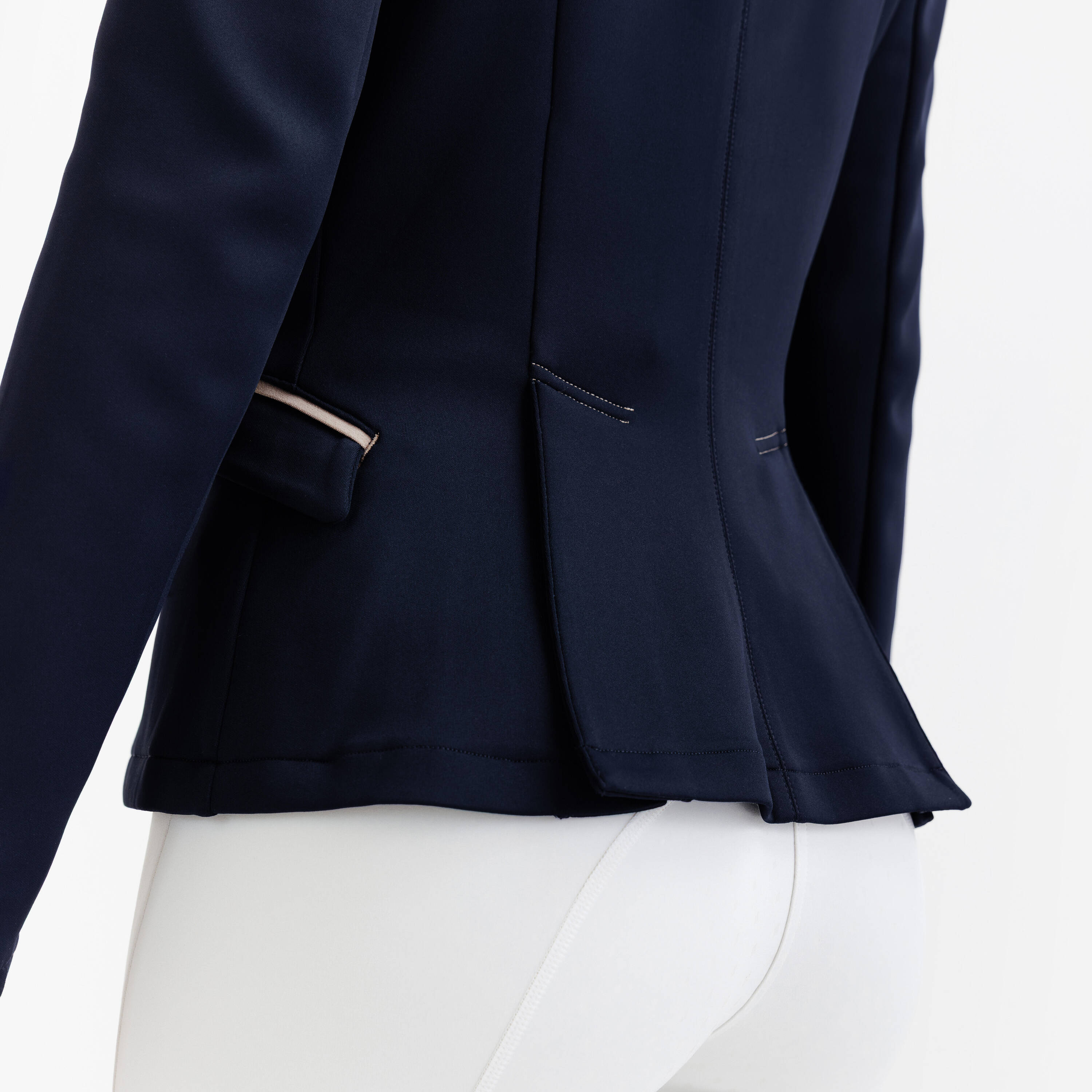 Women's Horse Riding Show Jacket - Navy -  5