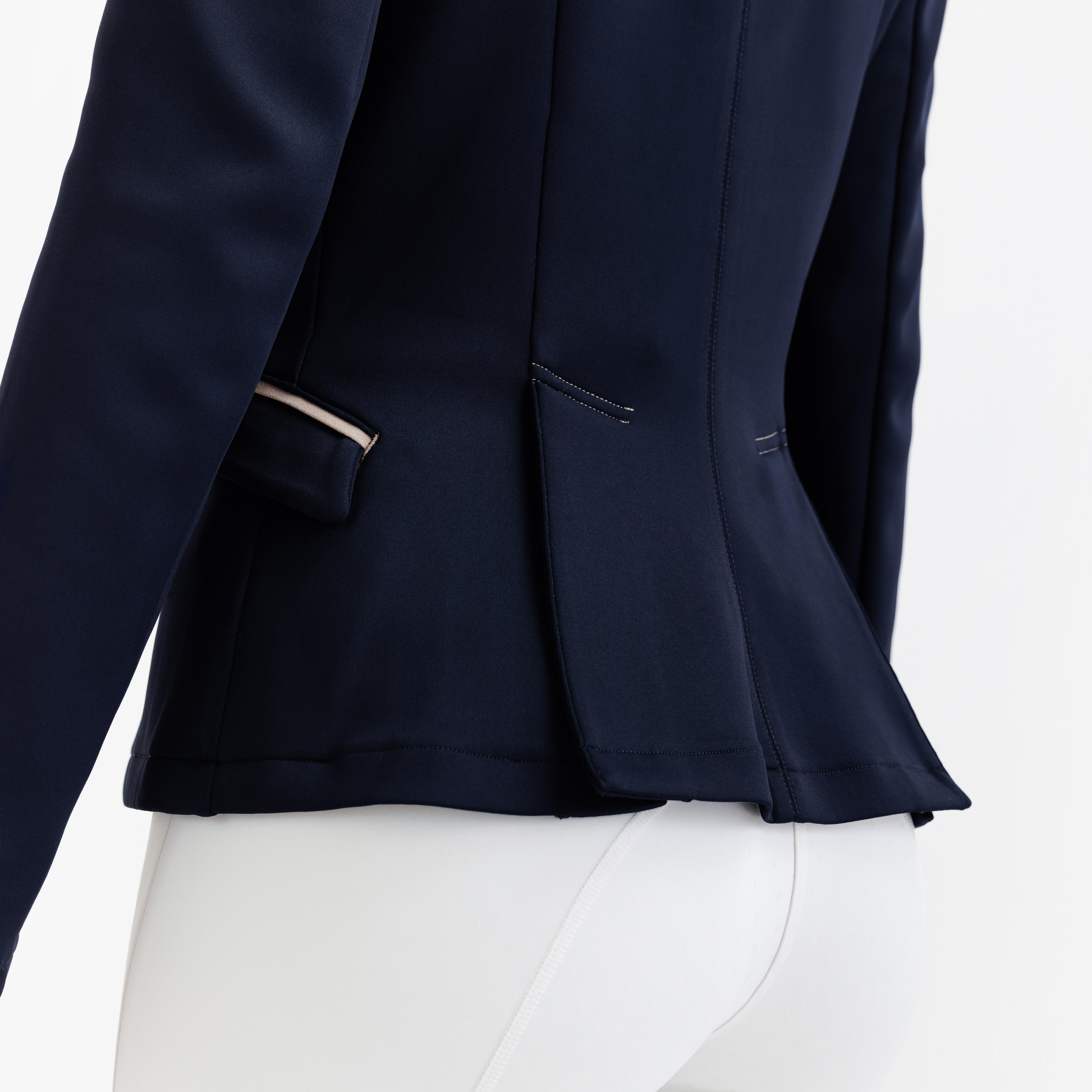 Women's Horse Riding Show Jacket - Blue - FOUGANZA