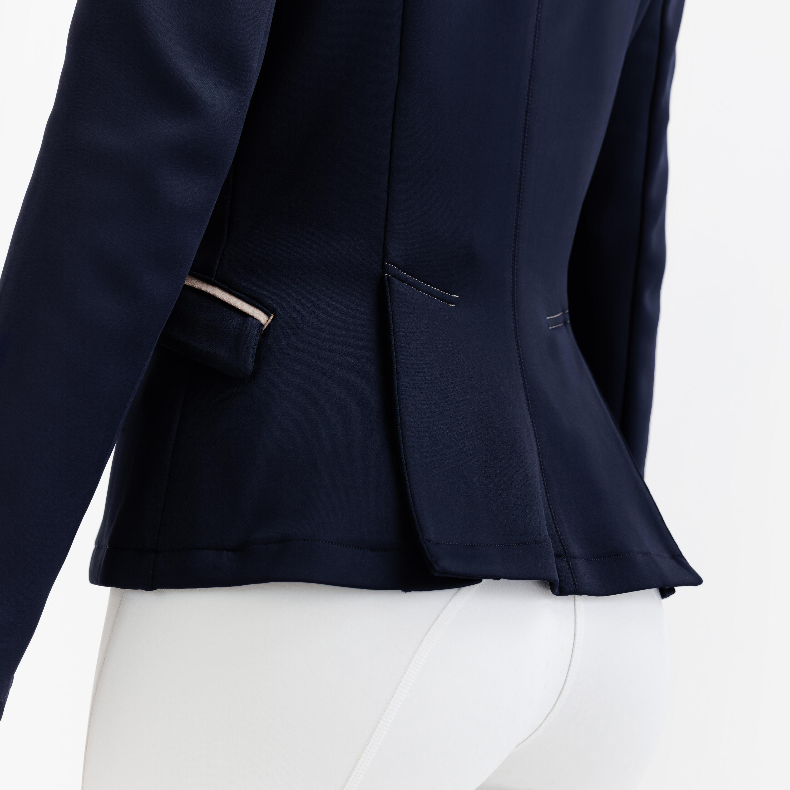 Veste de concours équitation femme - bleu 5/8