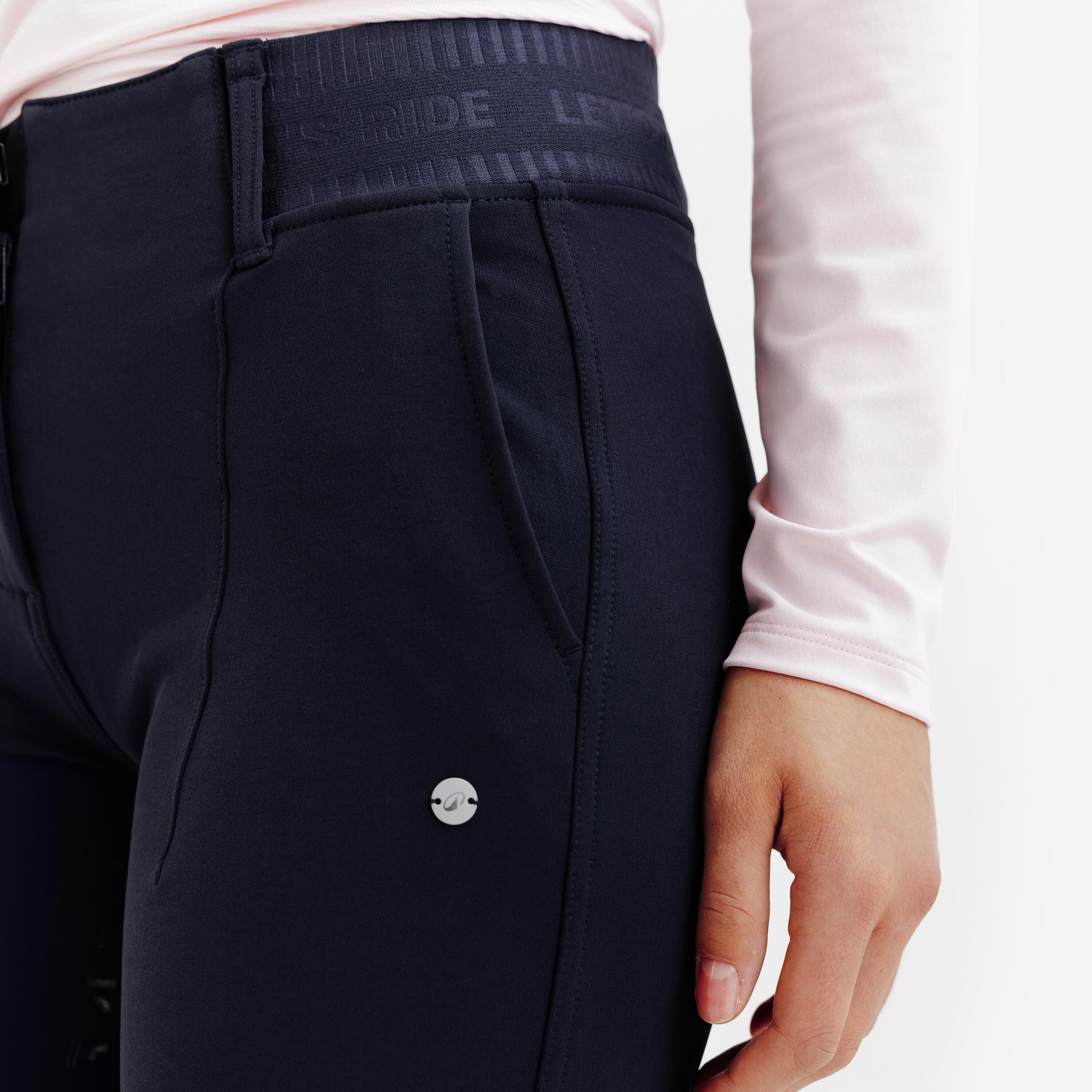 Women’s Full Grip Horse Riding Jodhpurs, 500 Be You  3/9