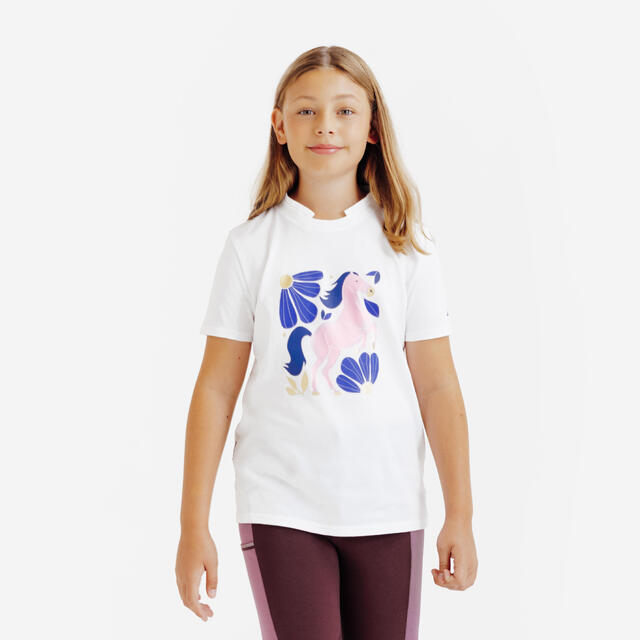 FOUGANZA POLERA EQUITACIÓN NIÑOS MAGIC