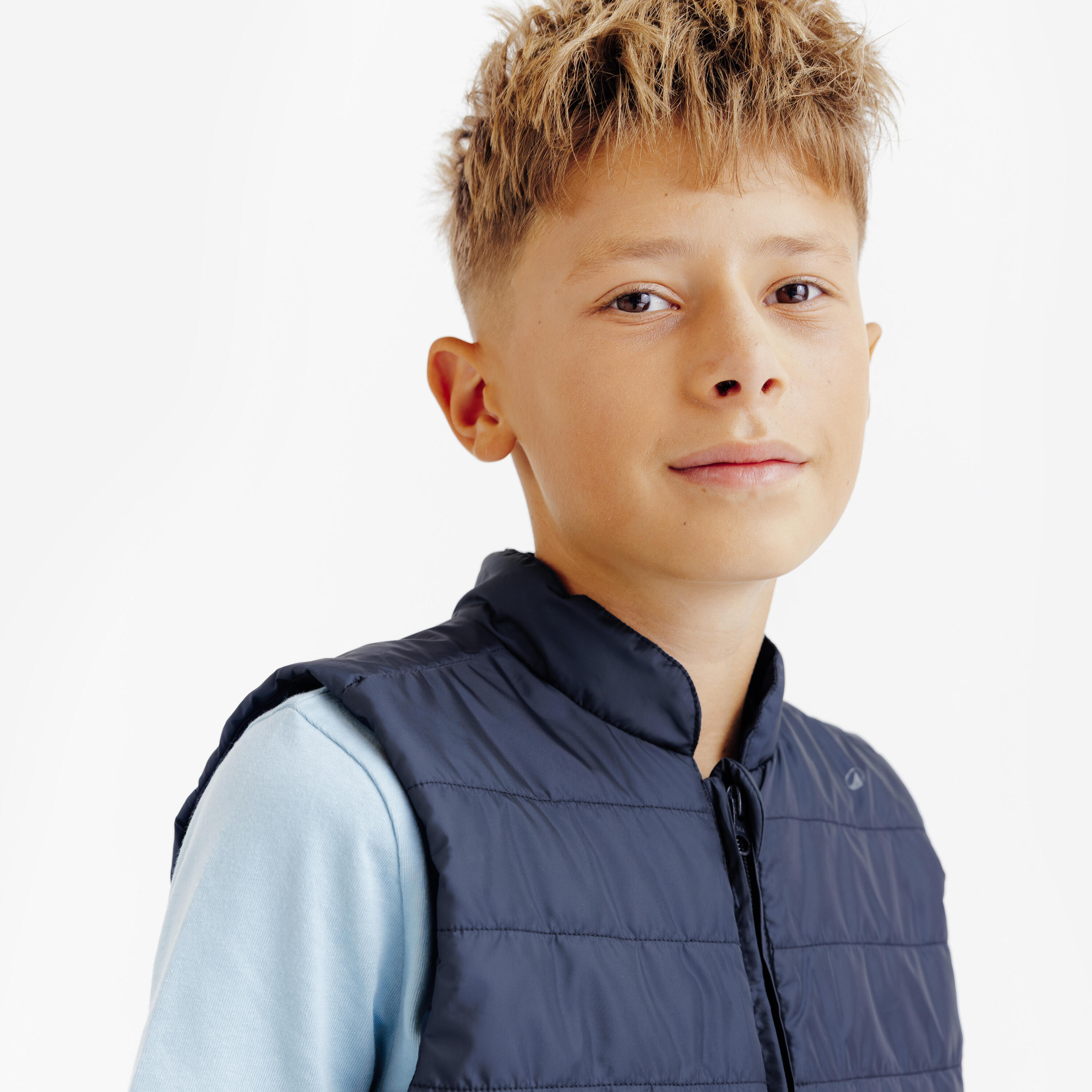 Kids’ Horse Riding Down Vest, Magic  6/7