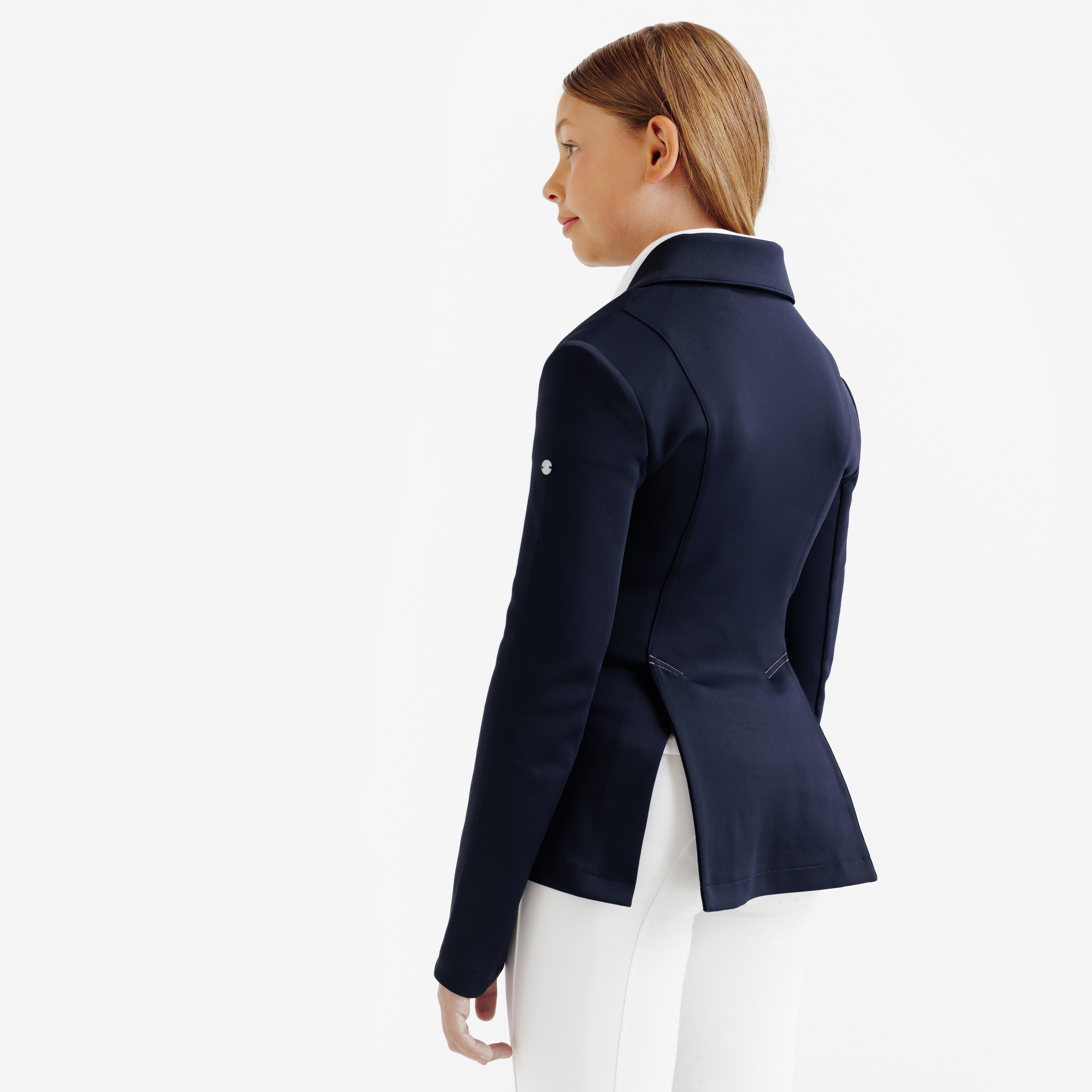 Kids Horse Riding Show Competition Jacket 500 - Navy