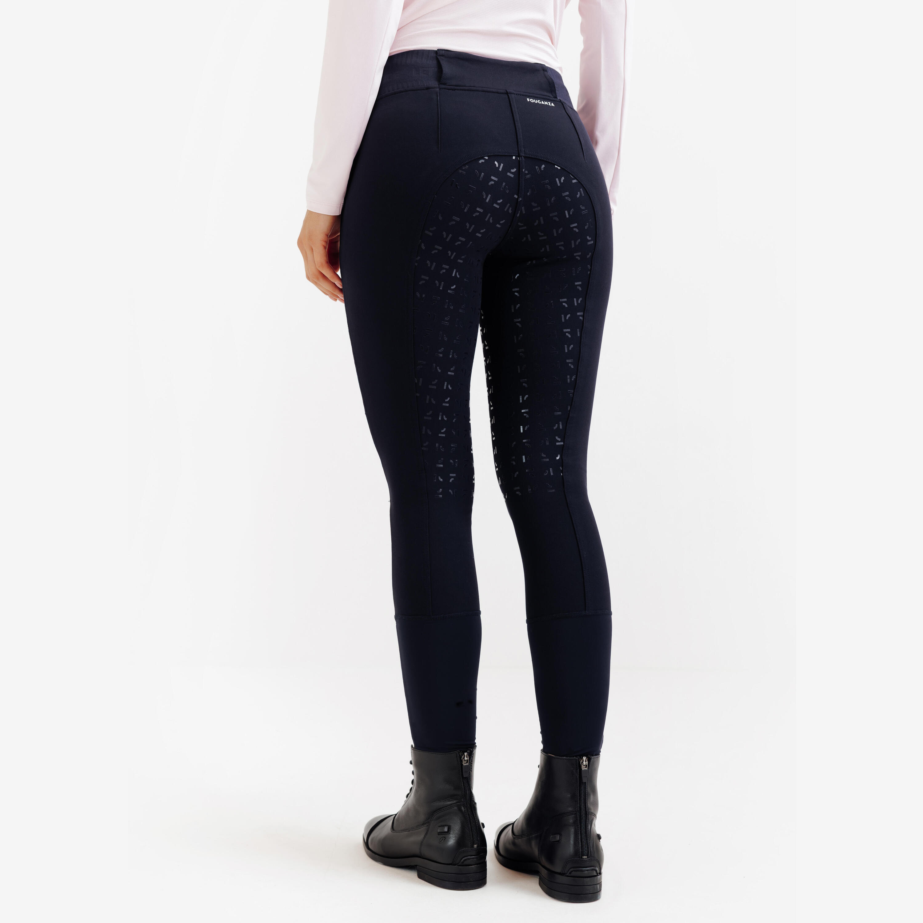 Women’s Full Grip Horse Riding Jodhpurs, 500 Be You  4/9
