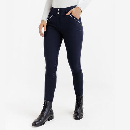 Pantalon équitation Fullgrip ultraléger Femme - été - Beige