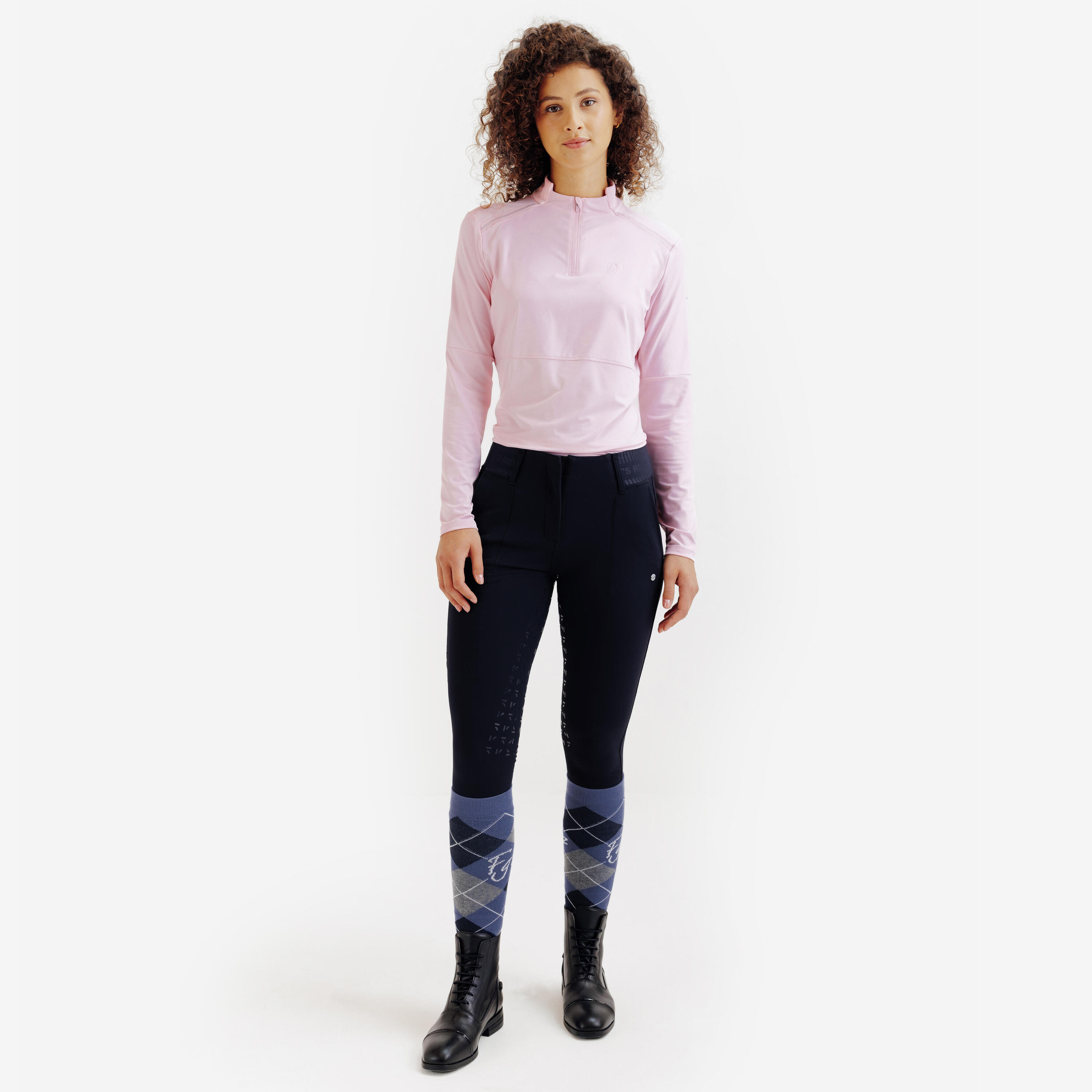Women’s Full Grip Horse Riding Jodhpurs, 500 Be You  2/9