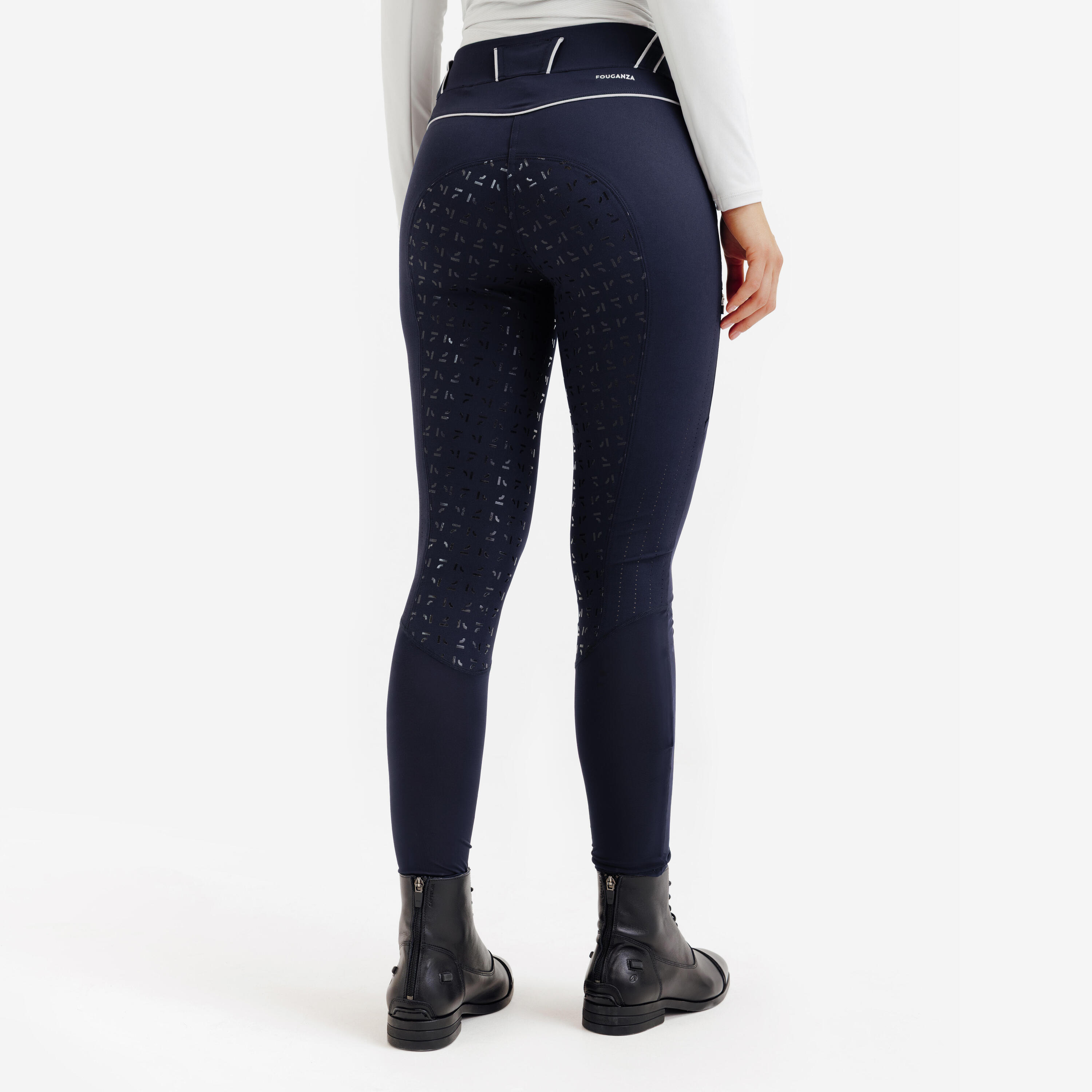 Pantalon équitation Fullgrip ultraléger Femme - été - Bleu 4/7