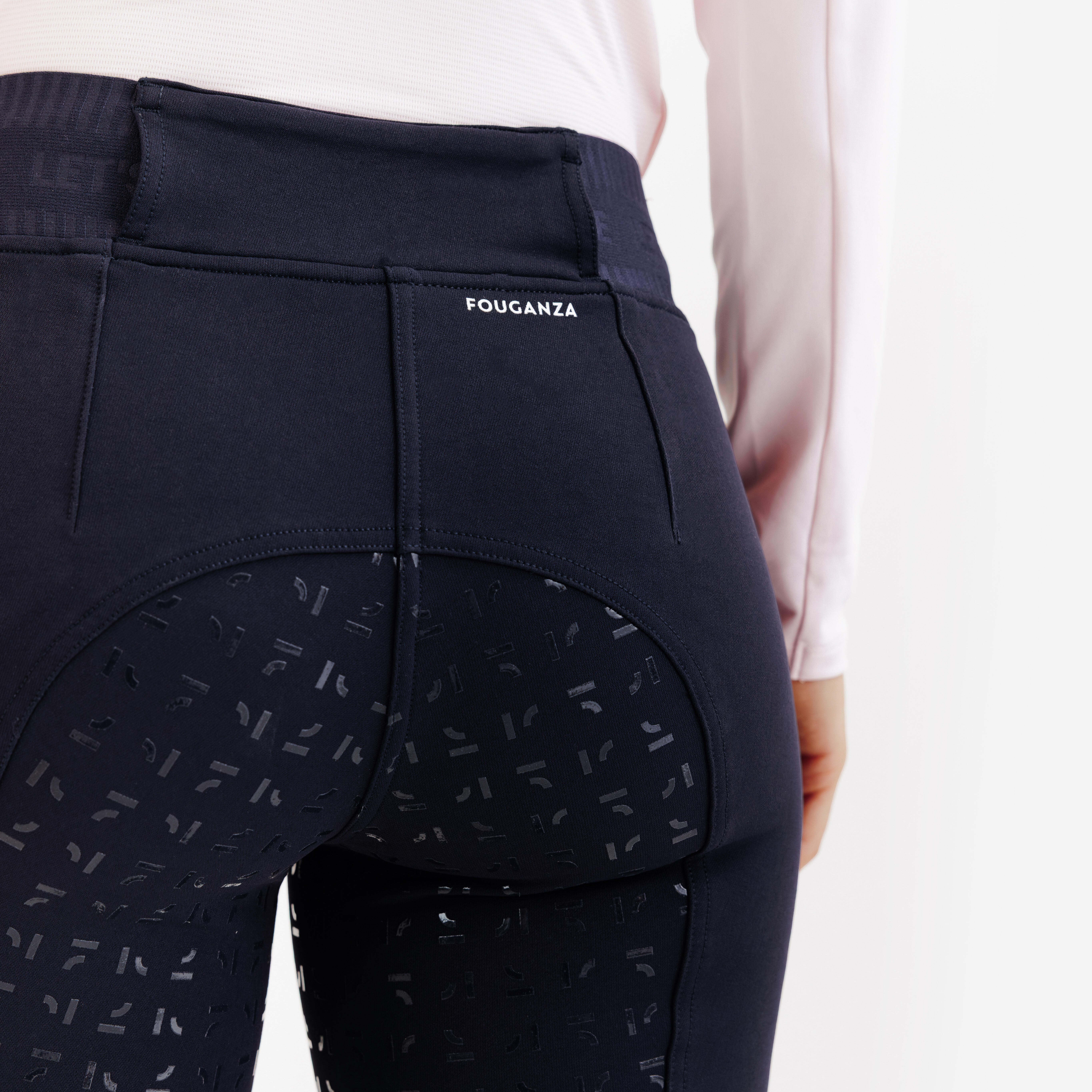 Women’s Full Grip Horse Riding Jodhpurs, 500 Be You  - FOUGANZA