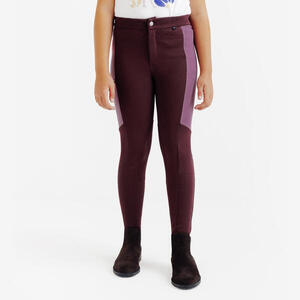 Pantalón Equitación Magic Niños Violeta