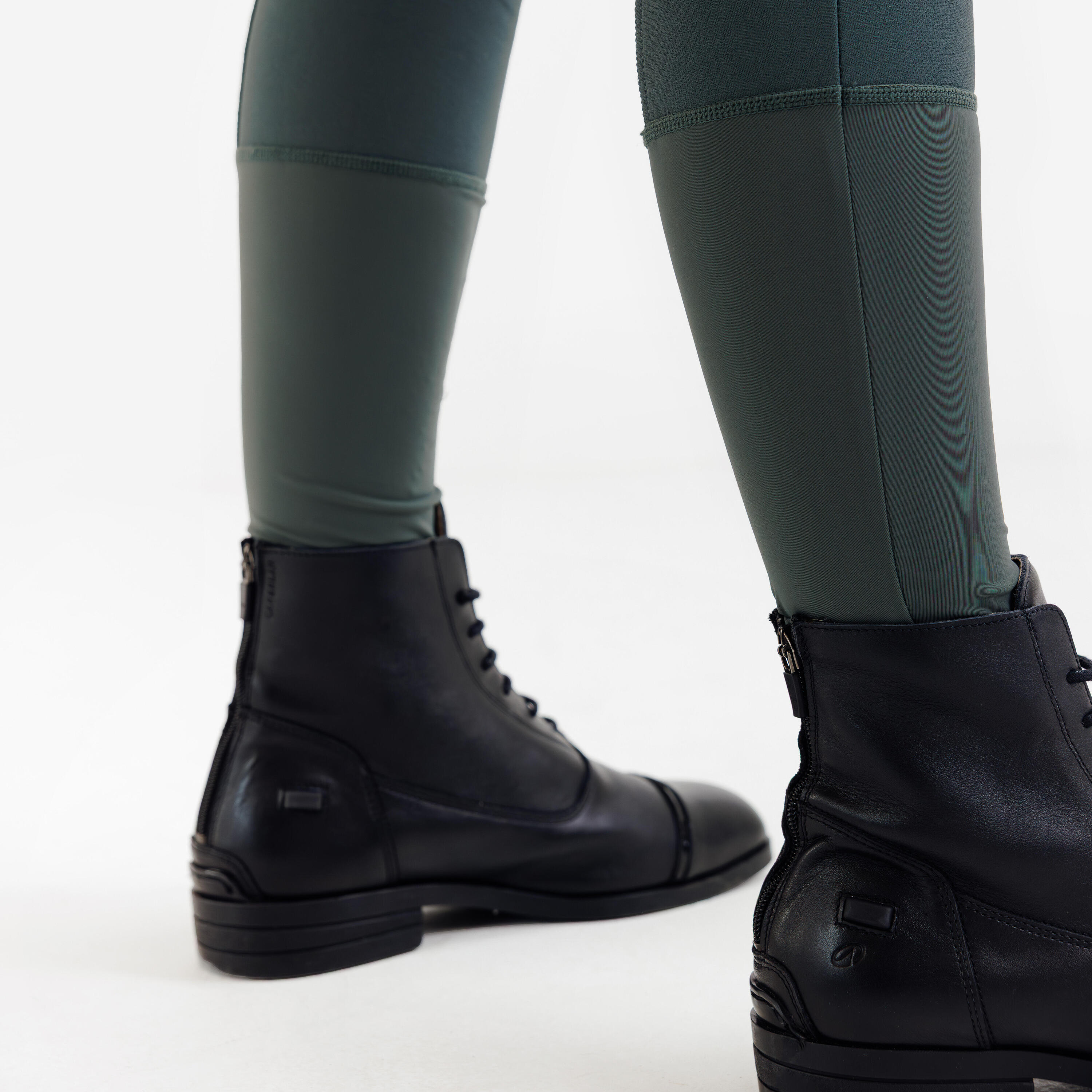 Reithose Full Grip Damen Be You - 500 grün 7/11