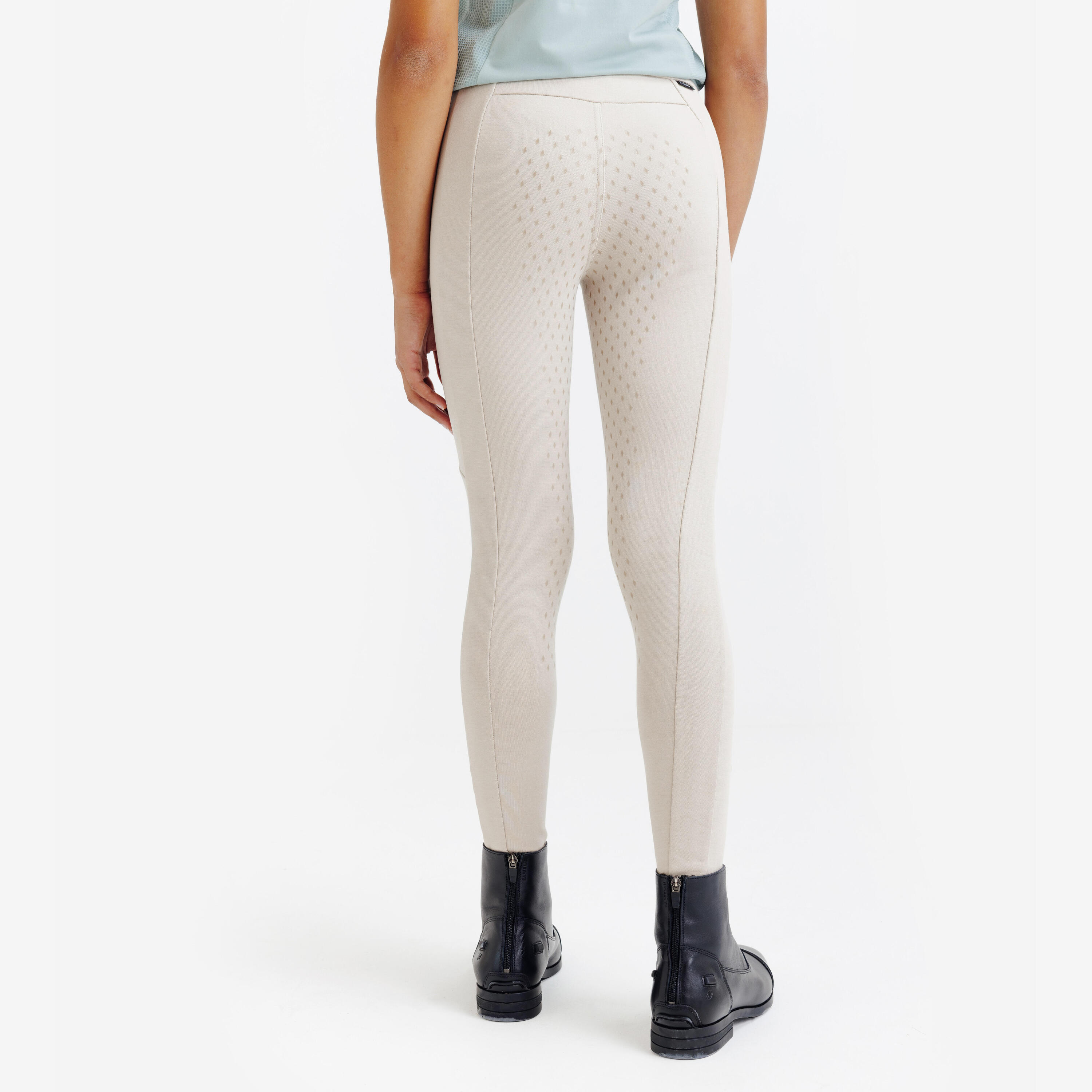 Kids’ Full Grip Mesh Horse Riding Jodhpurs, Club  5/10
