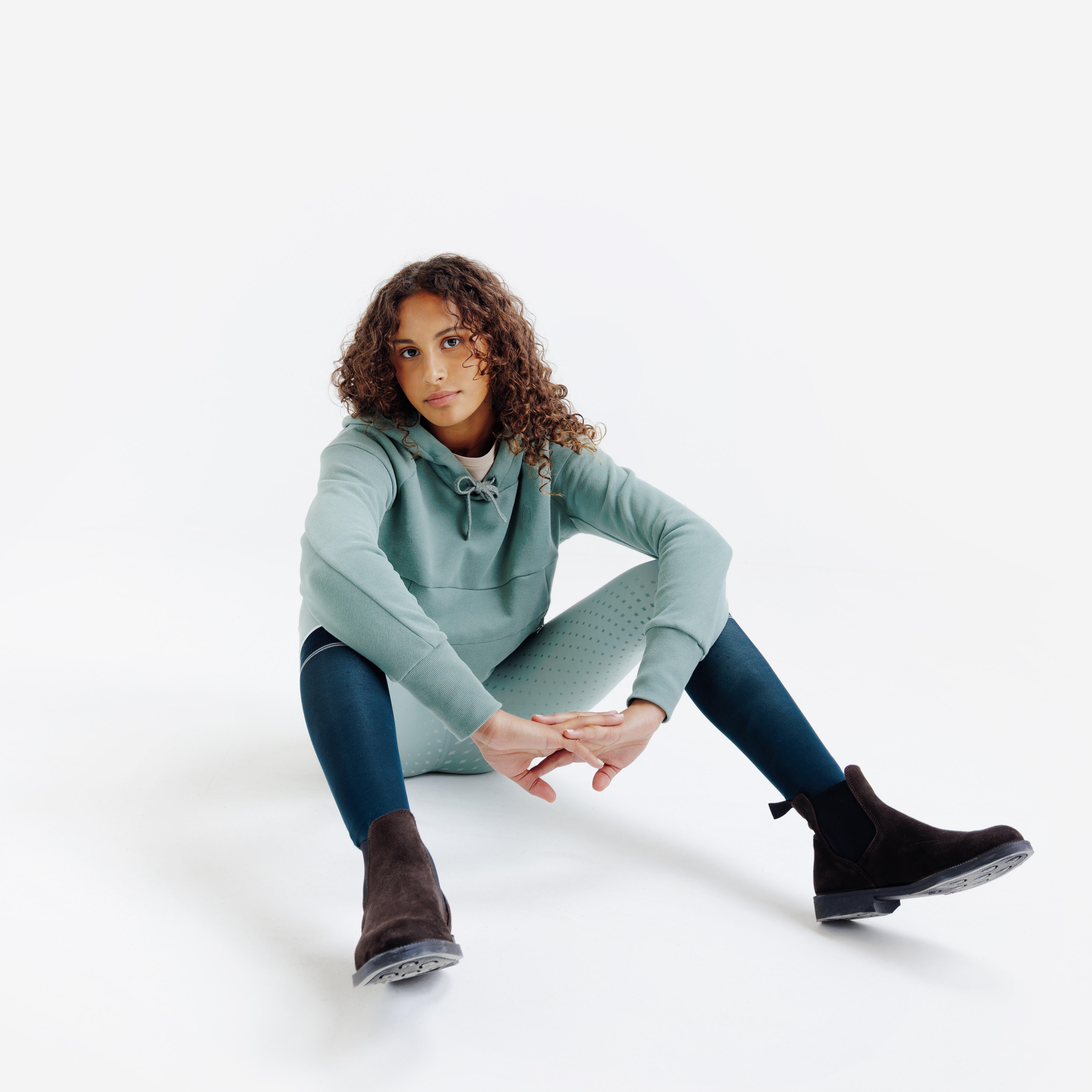 Legging d’équitation adhérent enfant, 500 - FOUGANZA