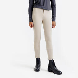 Pantalon équitation full grip léger Enfant - 500 mesh vert