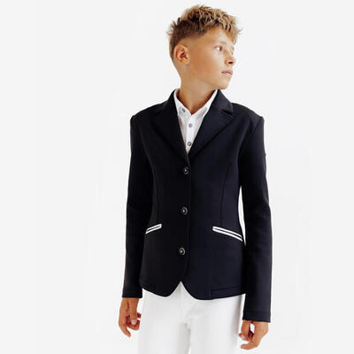 Jas voor ruitersport 500 zwart