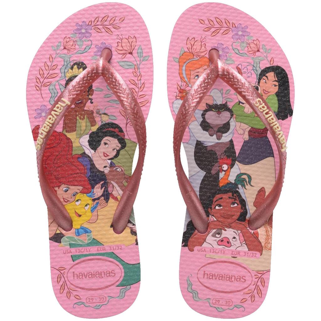 Chanclas para Niñas Havaianas Princesas - Rosado