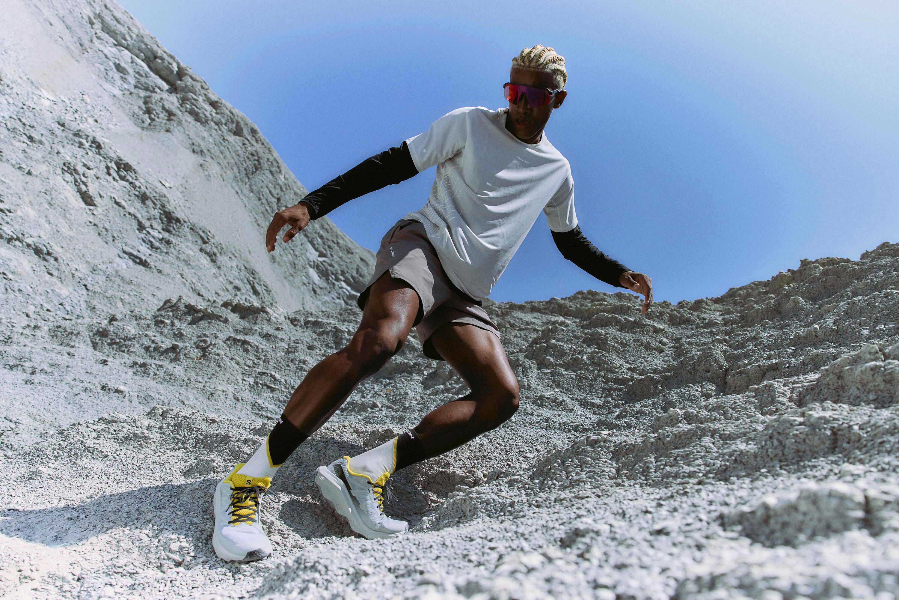 Chaussures de running trail homme, Salomon ultraflow 2, gris 10/16