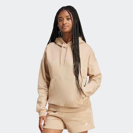 SWEAT A CAPUCHE FEMME, MARRON